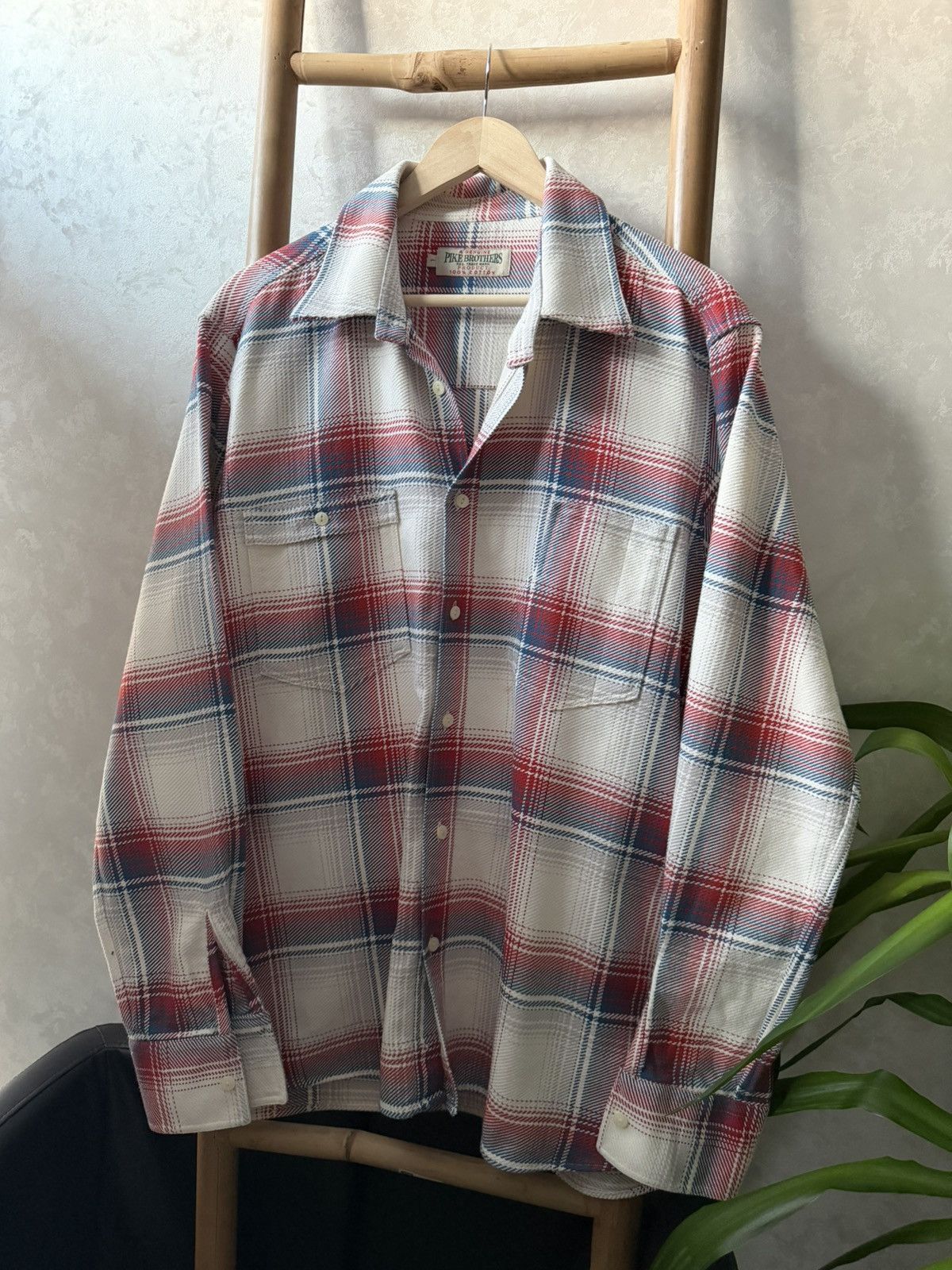 Pike Brothers Pike Brothers Cotton Pocket USA Shirt Size US L / EU 52-54 / 3 - 2 Thumbnail