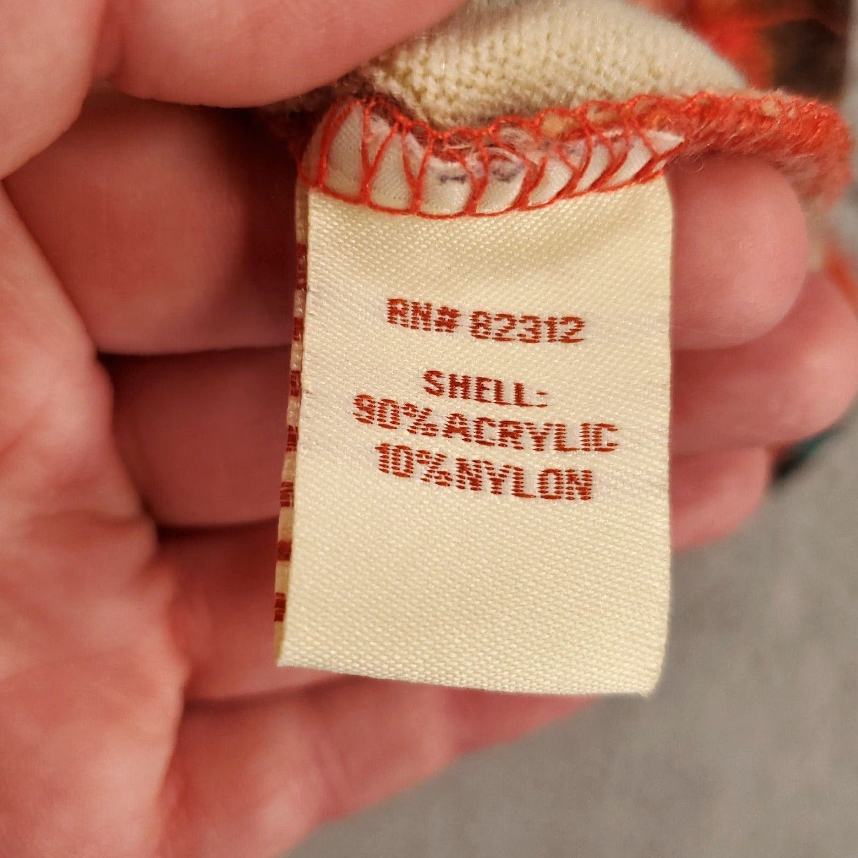 Anthropologie Aryeh Dress Womens L Boho Chevron Orange Blue Mini Short Shift Sweater Knit Geometric Casual Size 36" / US 14 / IT 50 - 4 Thumbnail
