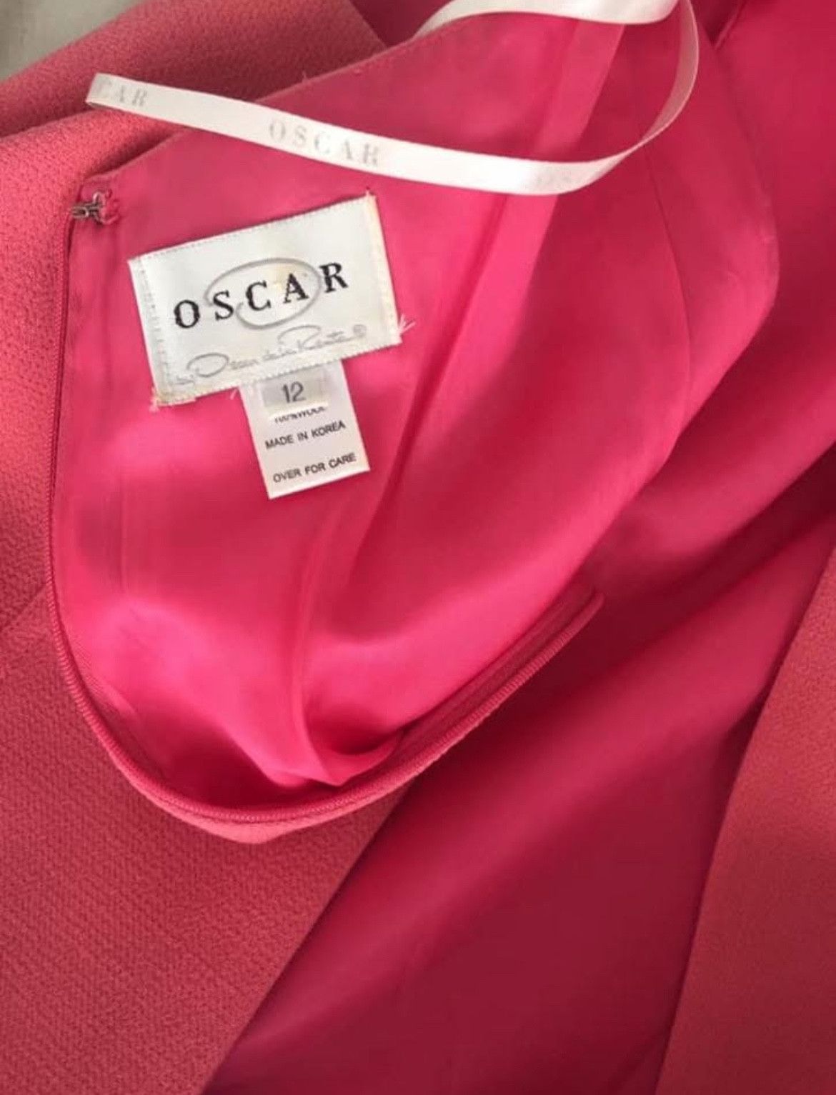 Oscar de la Renta vintage Pink Sheath Shift dress