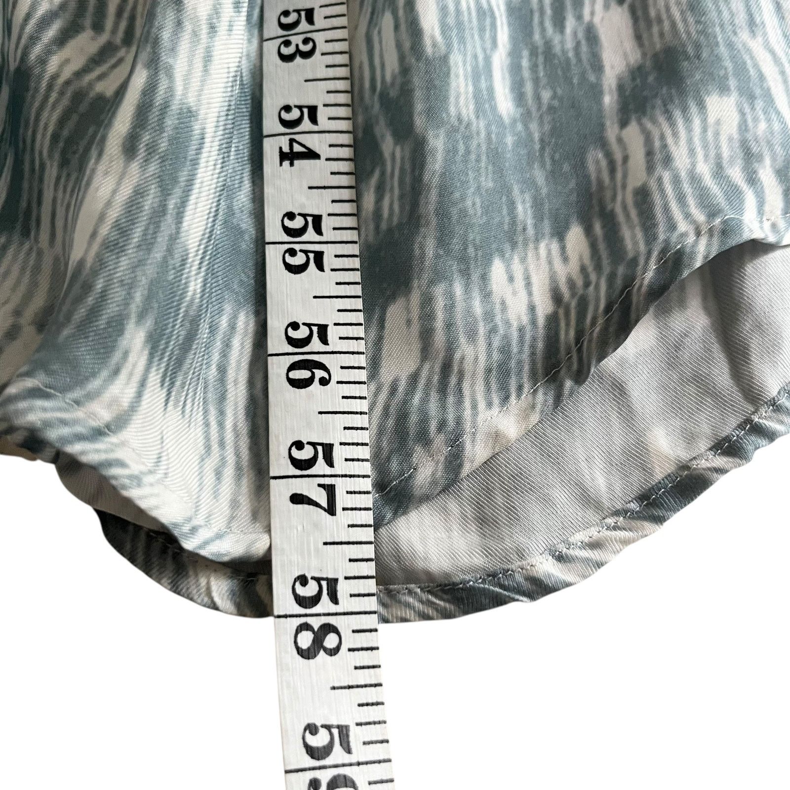 Banana Republic Banana Republic Alani Blue Print Twill Maxi Shirt Dress Size XL / US 12-14 / IT 48-50 - 8 Thumbnail