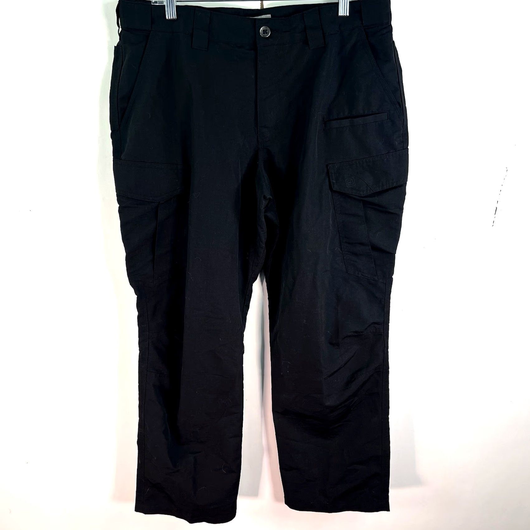 Vintage 5.11 Tactical KVR Rip Stop Cargo Pants Mens 38 X30 Black Polyester Cargo Pocket Slash Pocket Regular Straight Mens Clothing 5.11 Taclite Pro 2000s? Size US 38 / EU 54 - 4 Thumbnail