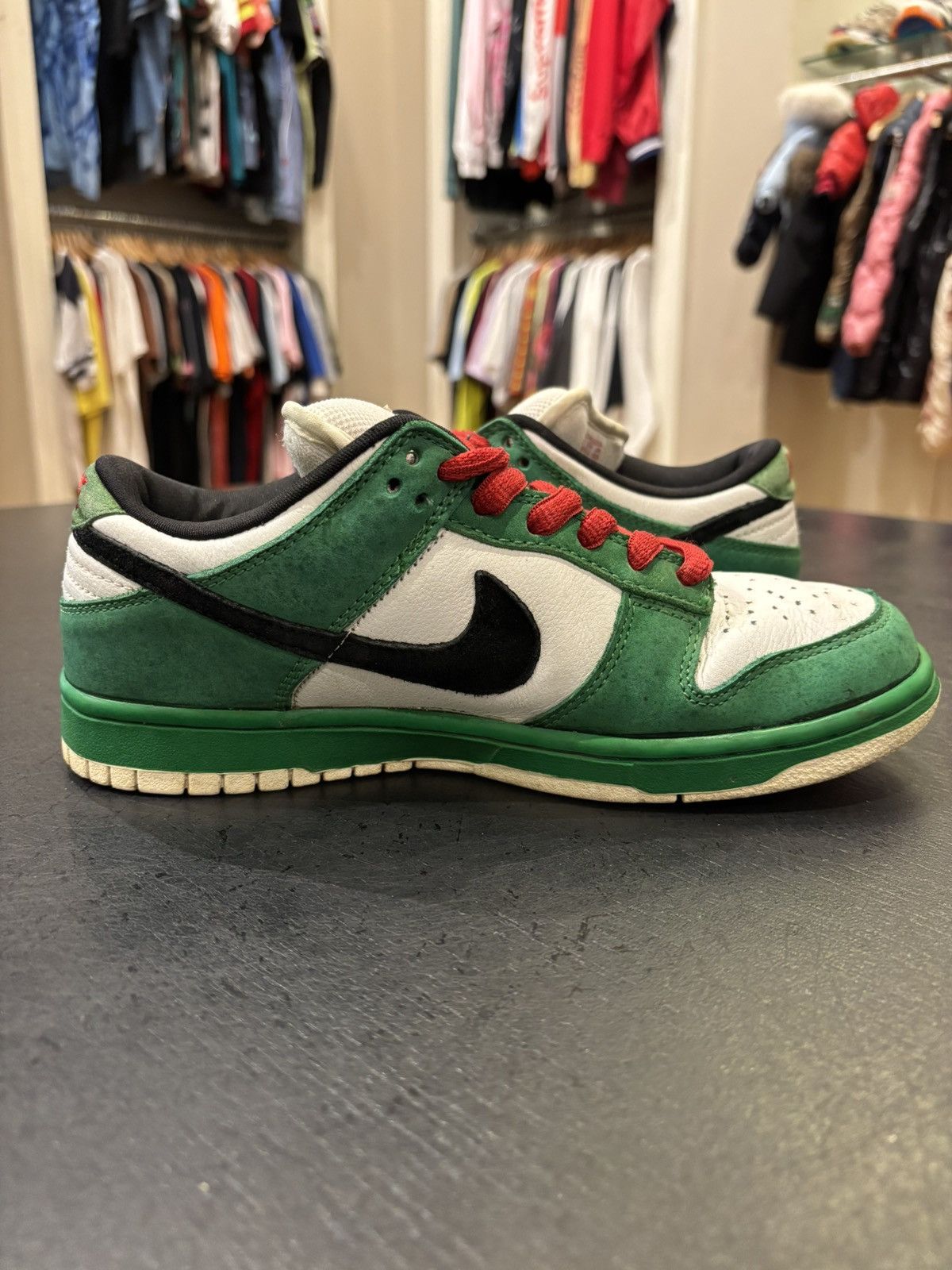 Nike Nike Dunk SB Low ‘Heineken’ Size US 7 / EU 40 - 4 Thumbnail