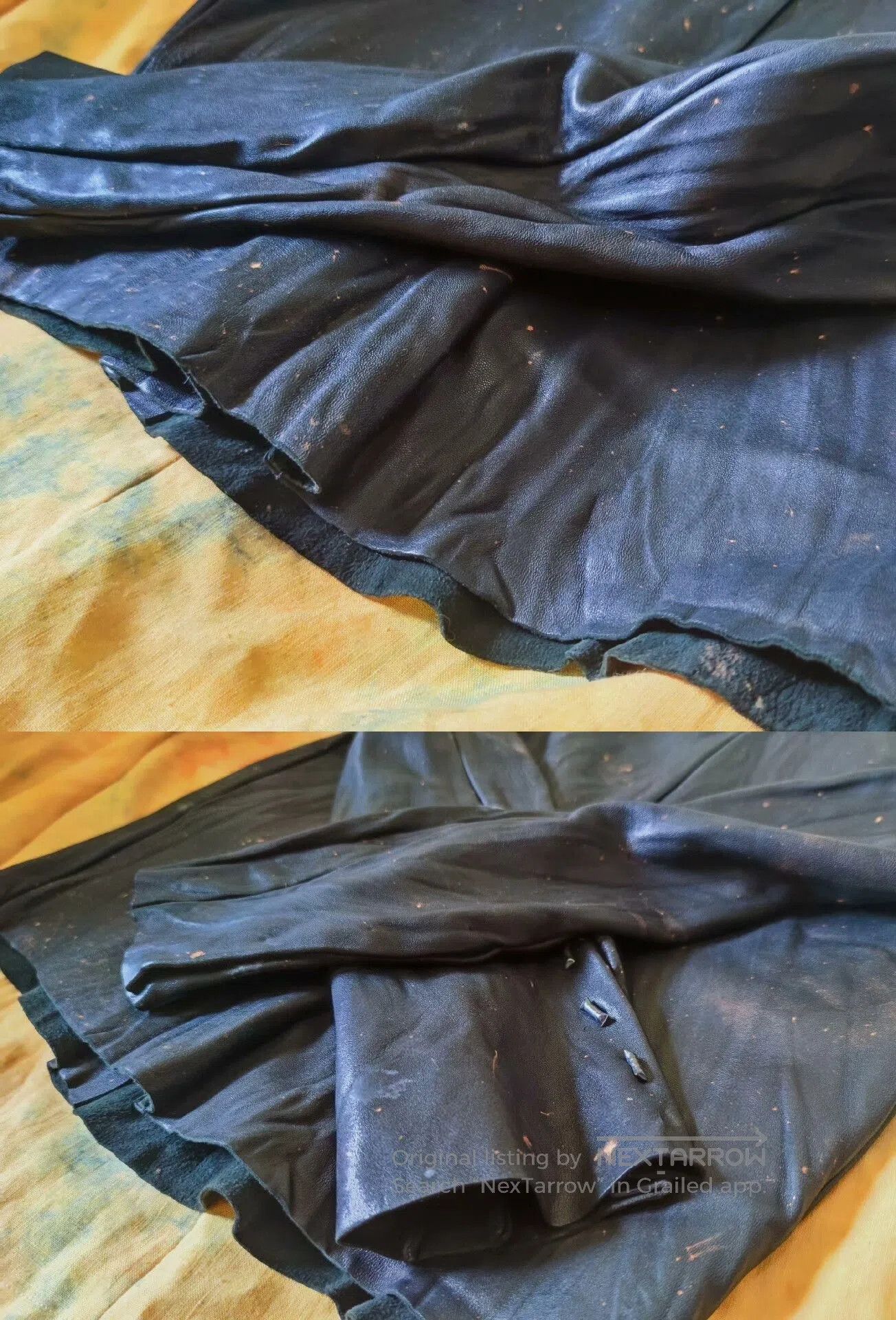 Rick Owens Obscur Vintage Black Leather Jacket. Size US M / EU 48-50 / 2 - 8 Thumbnail