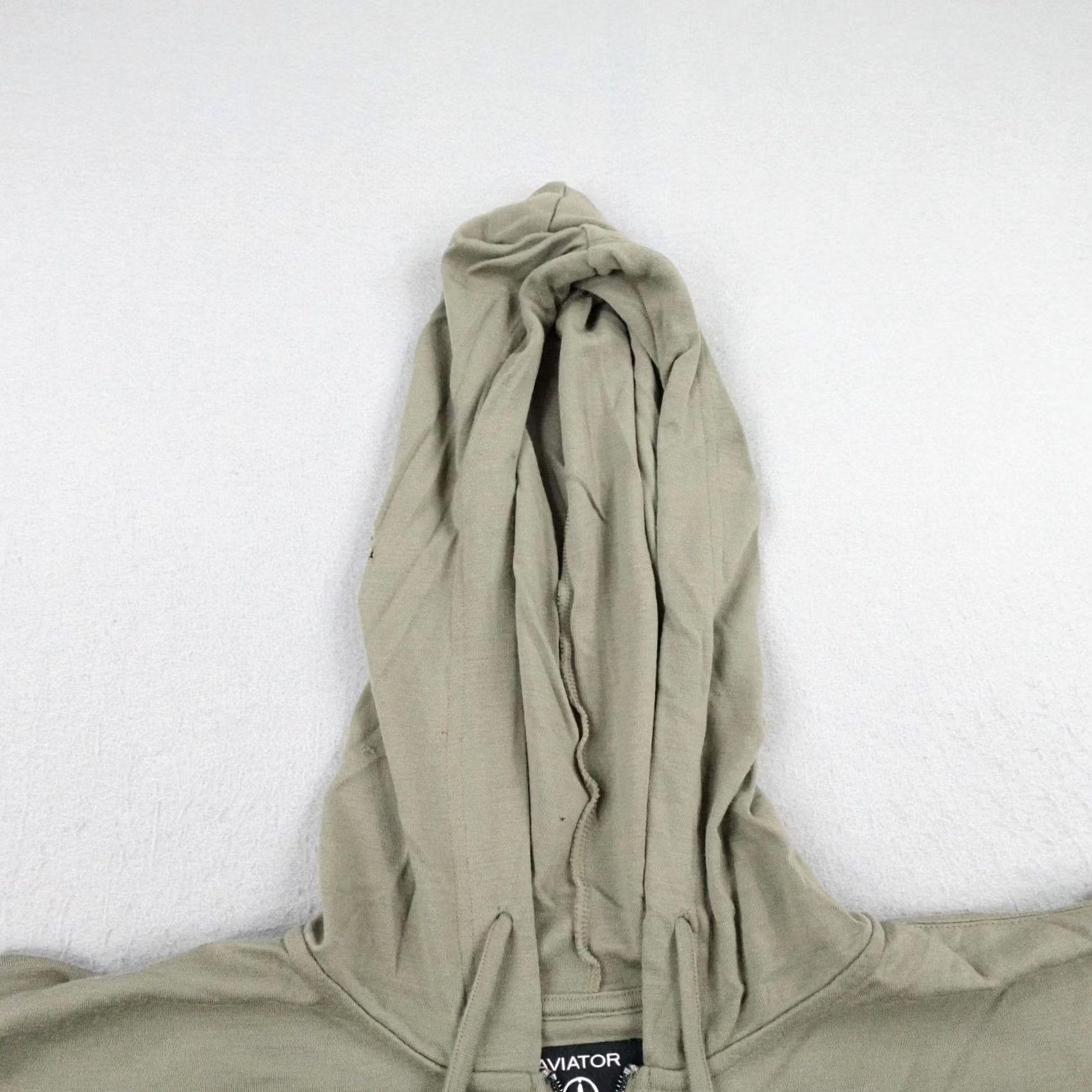 Vintage Aviator Hoodie Mens Small Green First Class Merino Wool Full Zip Sweatshirt Size US S / EU 44-46 / 1 - 2 Thumbnail