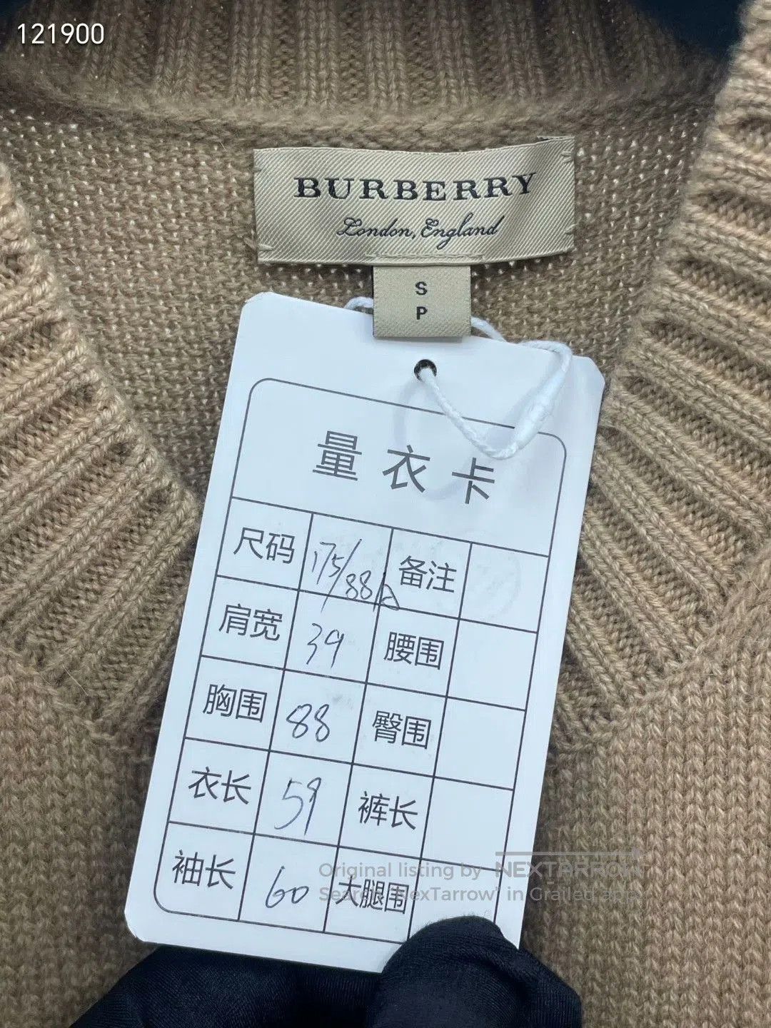 Burberry Burberry Basic Knit Cashmere Cardigan. Size US M / EU 48-50 / 2 - 5 Thumbnail