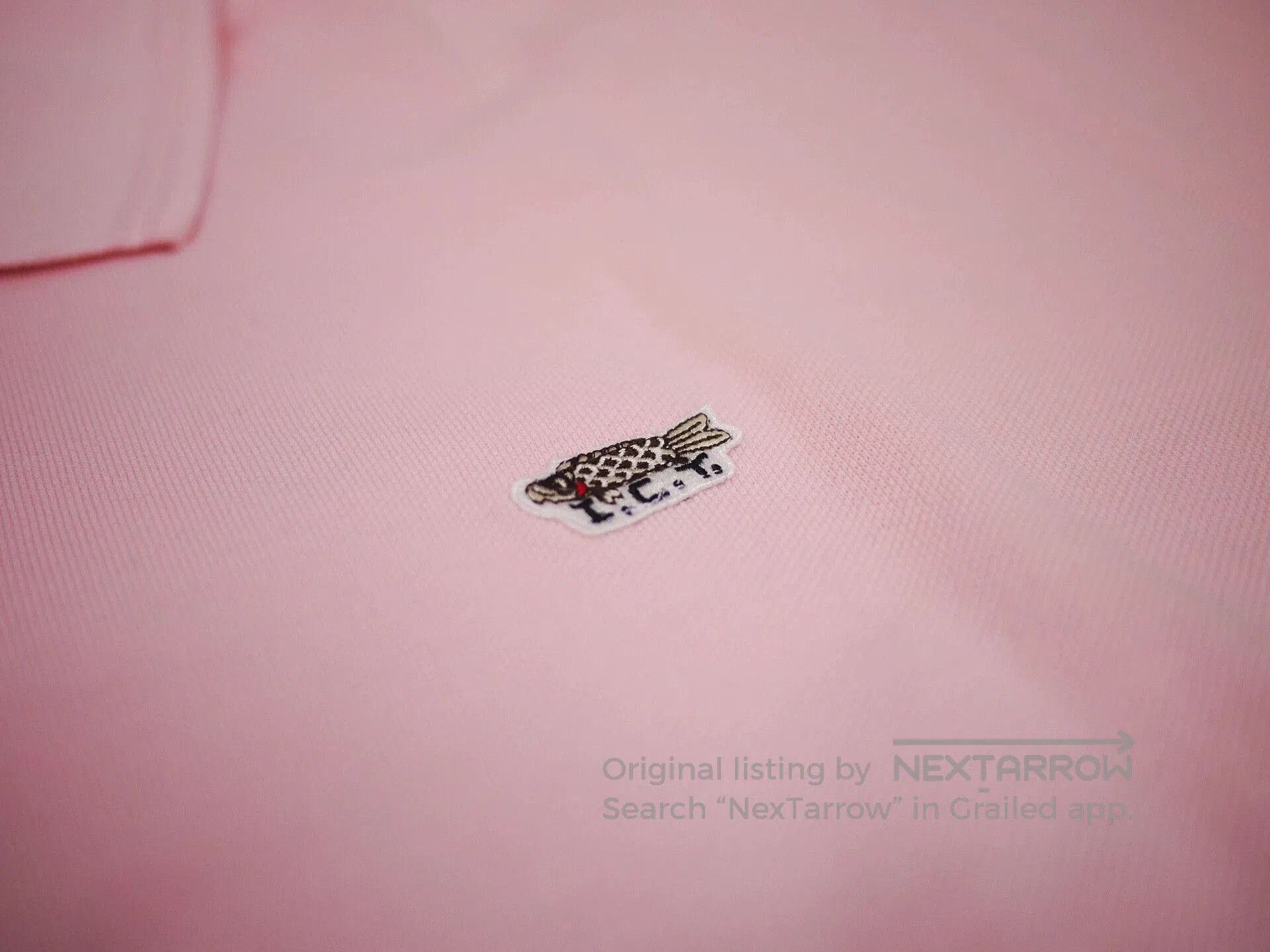Visvim Pink Short-Sleeve Polo Shirt Size L. Size US L / EU 52-54 / 3 - 4 Thumbnail