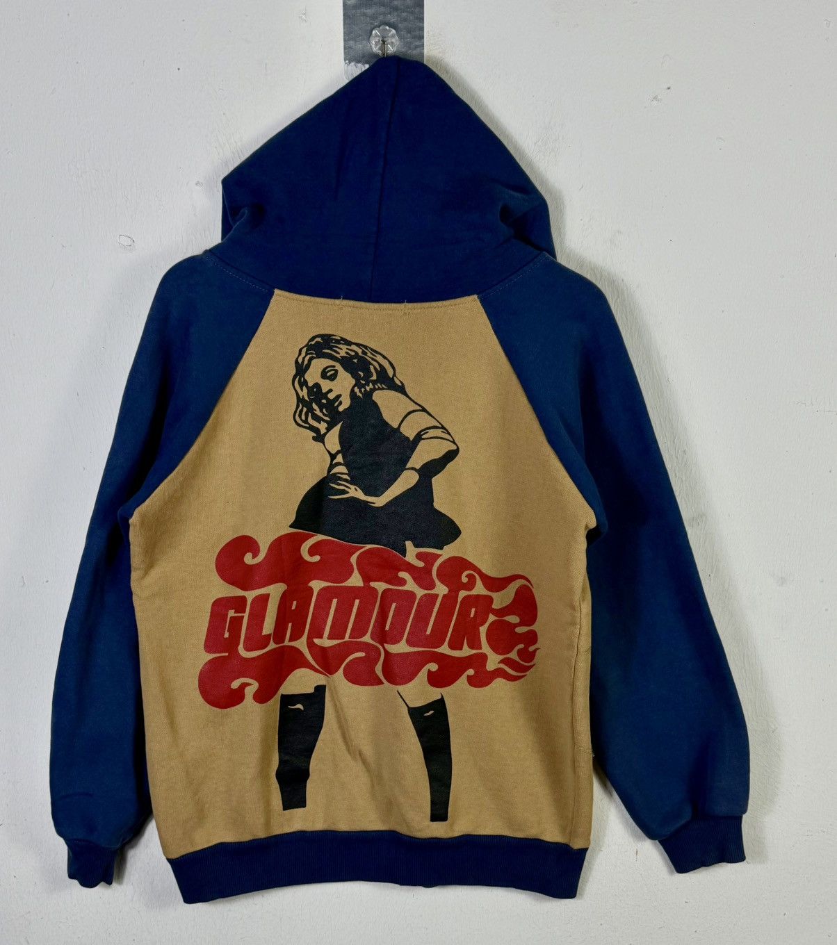 Hysteric Glamour Vintage Hysteric Glamour USA Flag Hot Girl Hoodie