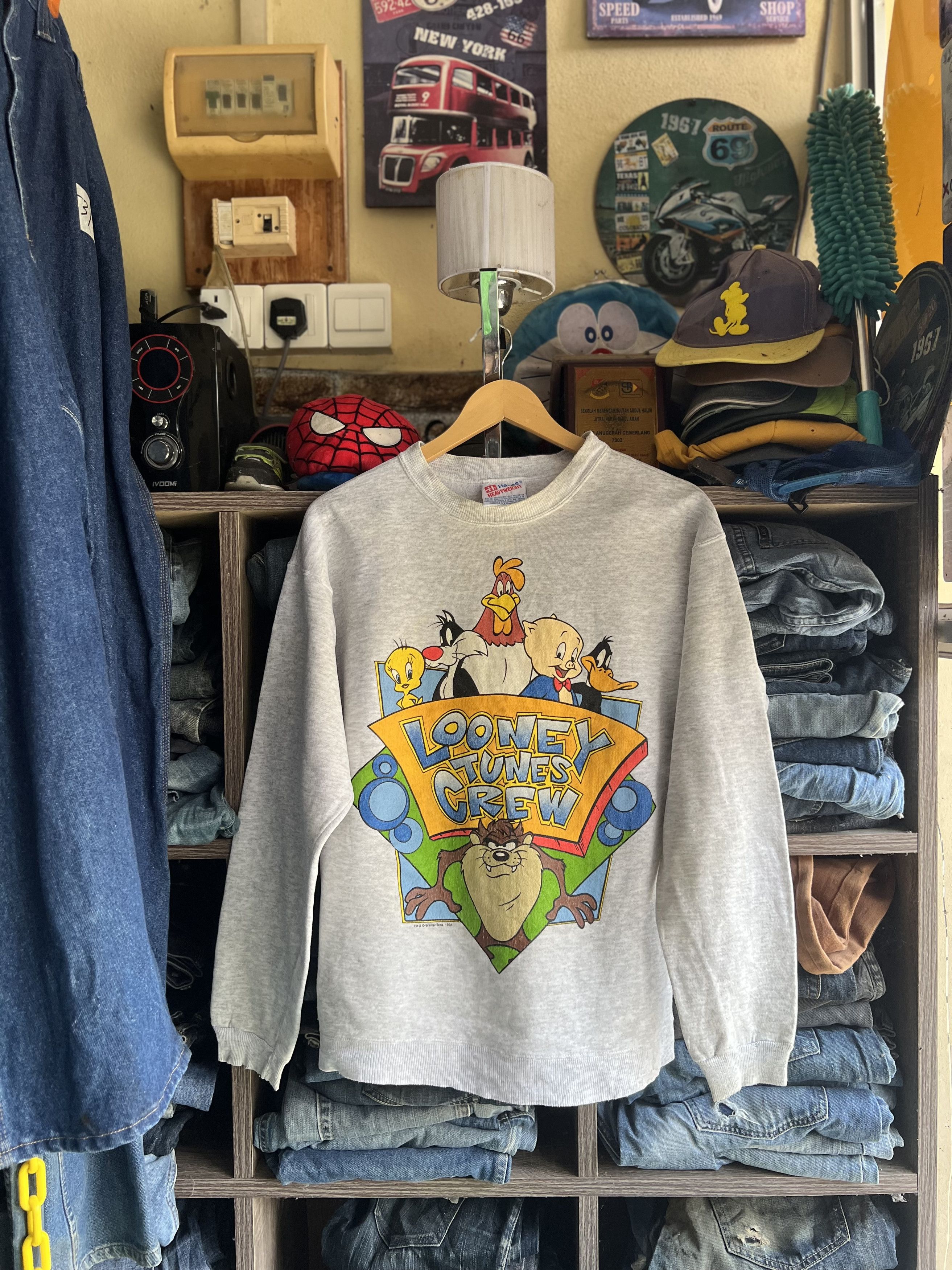 Cartoon Network 🔥Vintage 90s Looney Tunes Crewneck Sweatshirt Size US S / EU 44-46 / 1 - 15 Thumbnail
