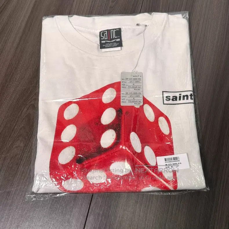 Saint Michael Saint Michael Dice graphic print short sleeves Size US XL / EU 56 / 4 - 6 Thumbnail