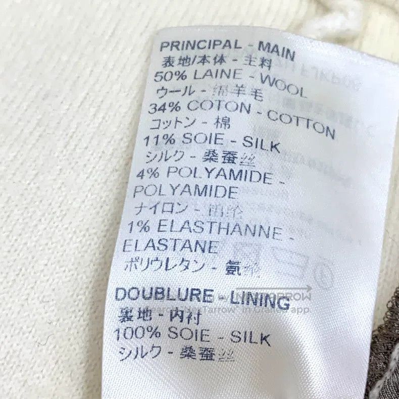 Louis Vuitton Louis Vuitton size s White striped wool drawstring slacks p Size US 28 / EU 44 - 7 Thumbnail