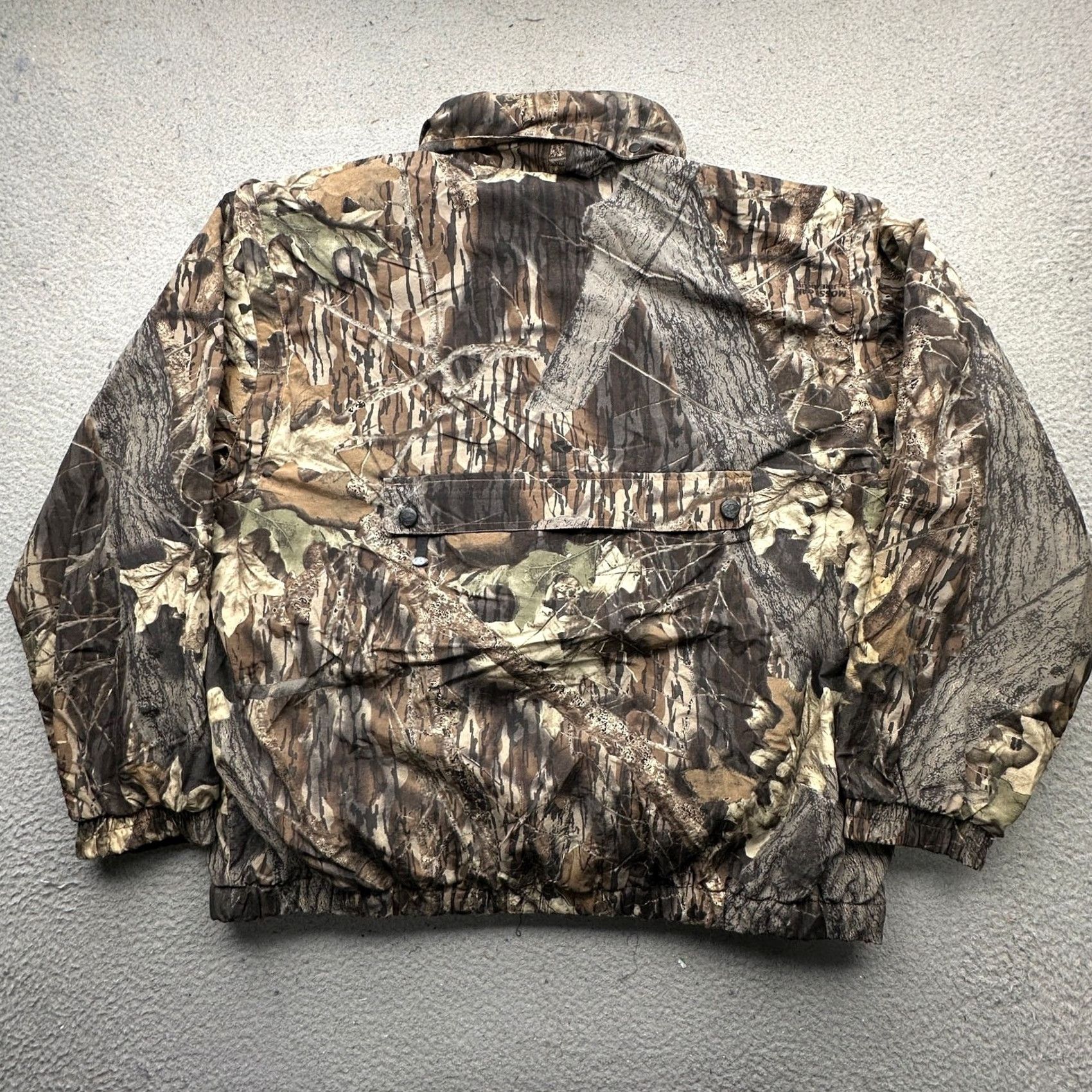 Vintage VINTAGE Mossy Oak Reversible Camouflage Fleece Hooded Jacket Mens XL Green Zipper Pockets Size US XL / EU 56 / 4 - 4 Thumbnail