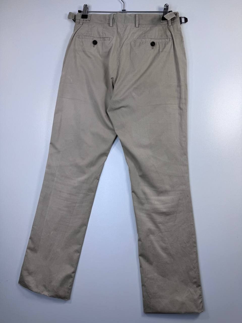 Burberry Burberry London Mens Chinos Pants Beige Khaki Lean Fit 32R Size US 32 / EU 48 - 14 Thumbnail
