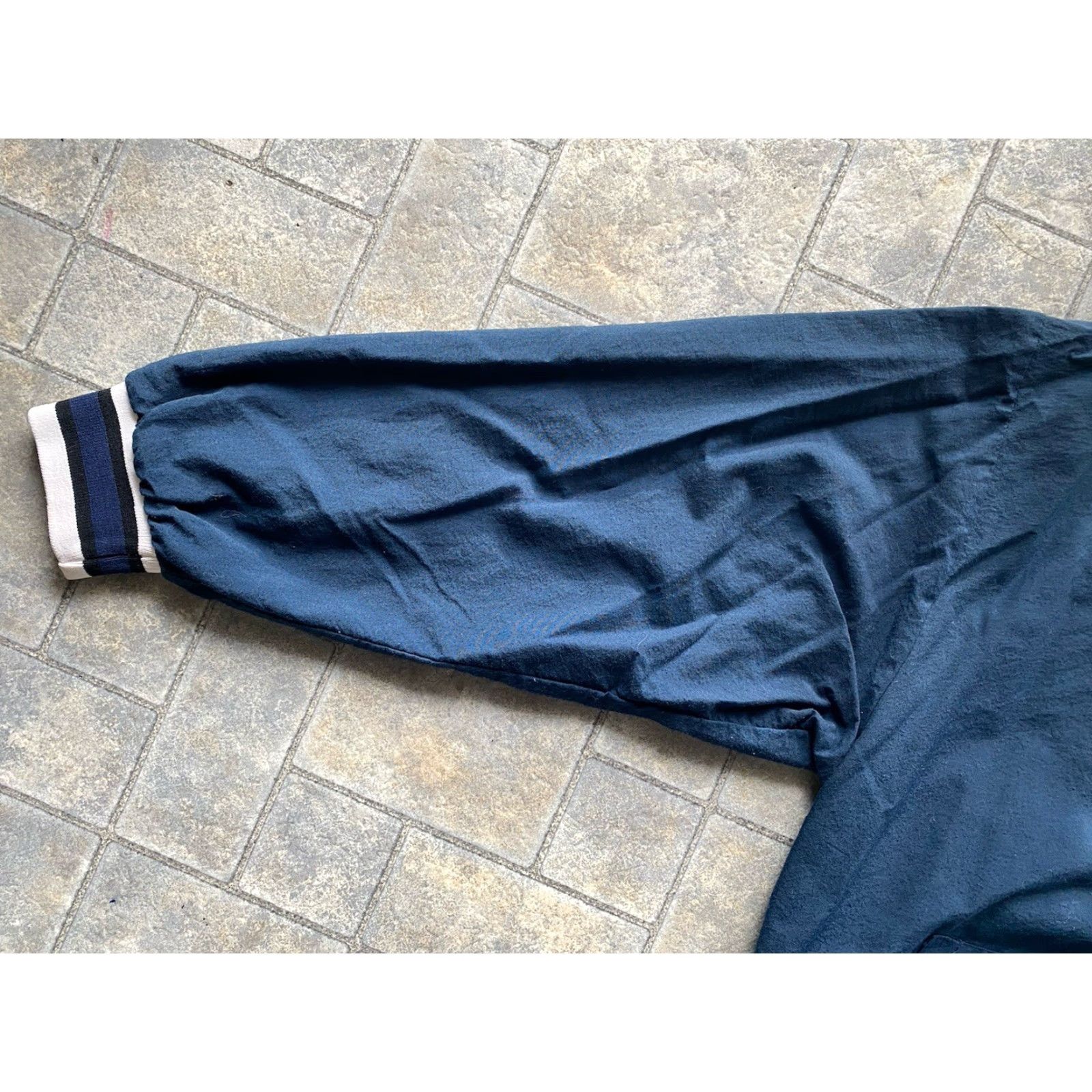 Converse VTG Converse All Star MEDIUM Dark Blue Track Suit Set Chuck Taylor Made In USA Mens M Track Jacket Pants Size 40R - 5 Thumbnail