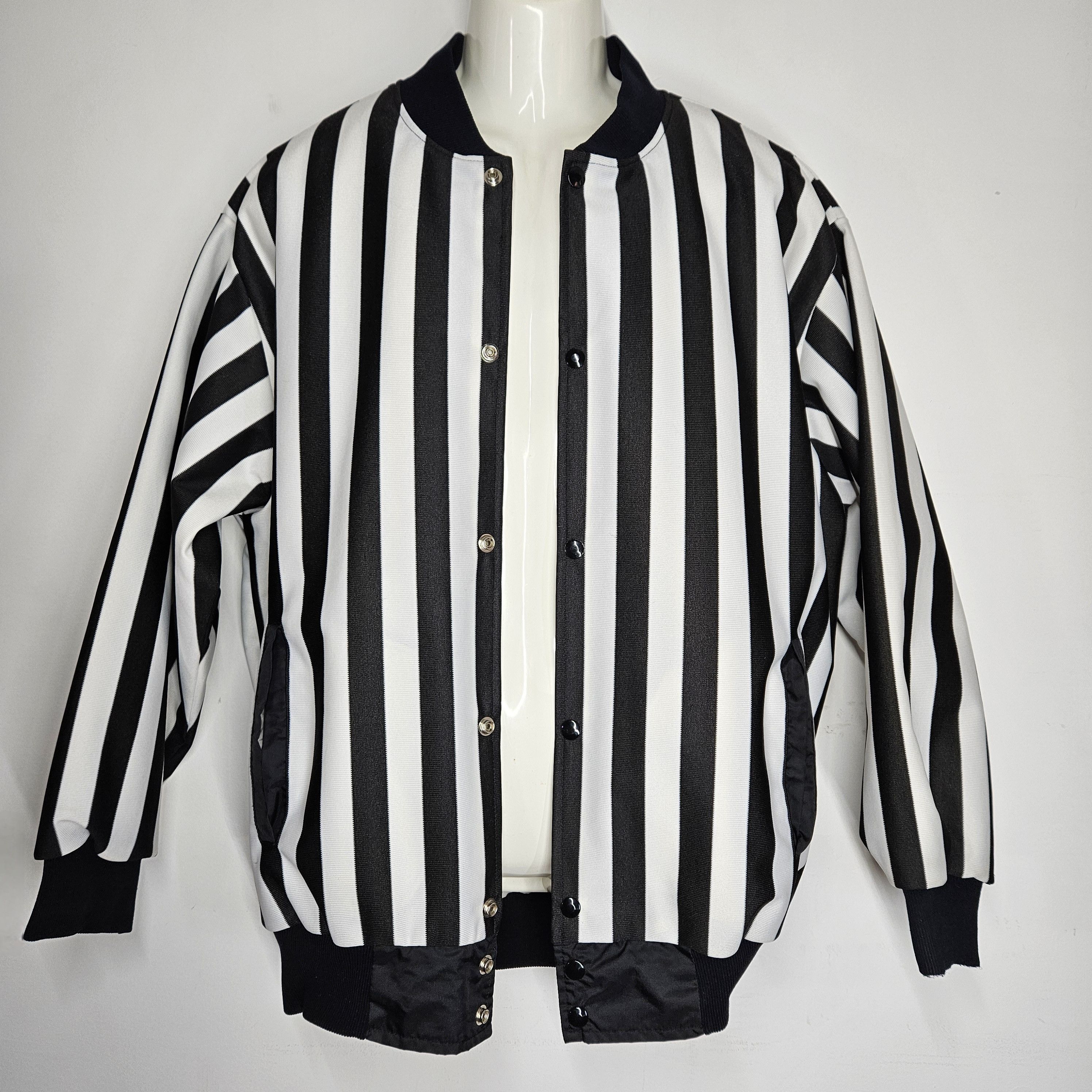 Other Honig's Men's M Jacket Vintage Referee Bomber Black White Size US M / EU 48-50 / 2 - 2 Thumbnail