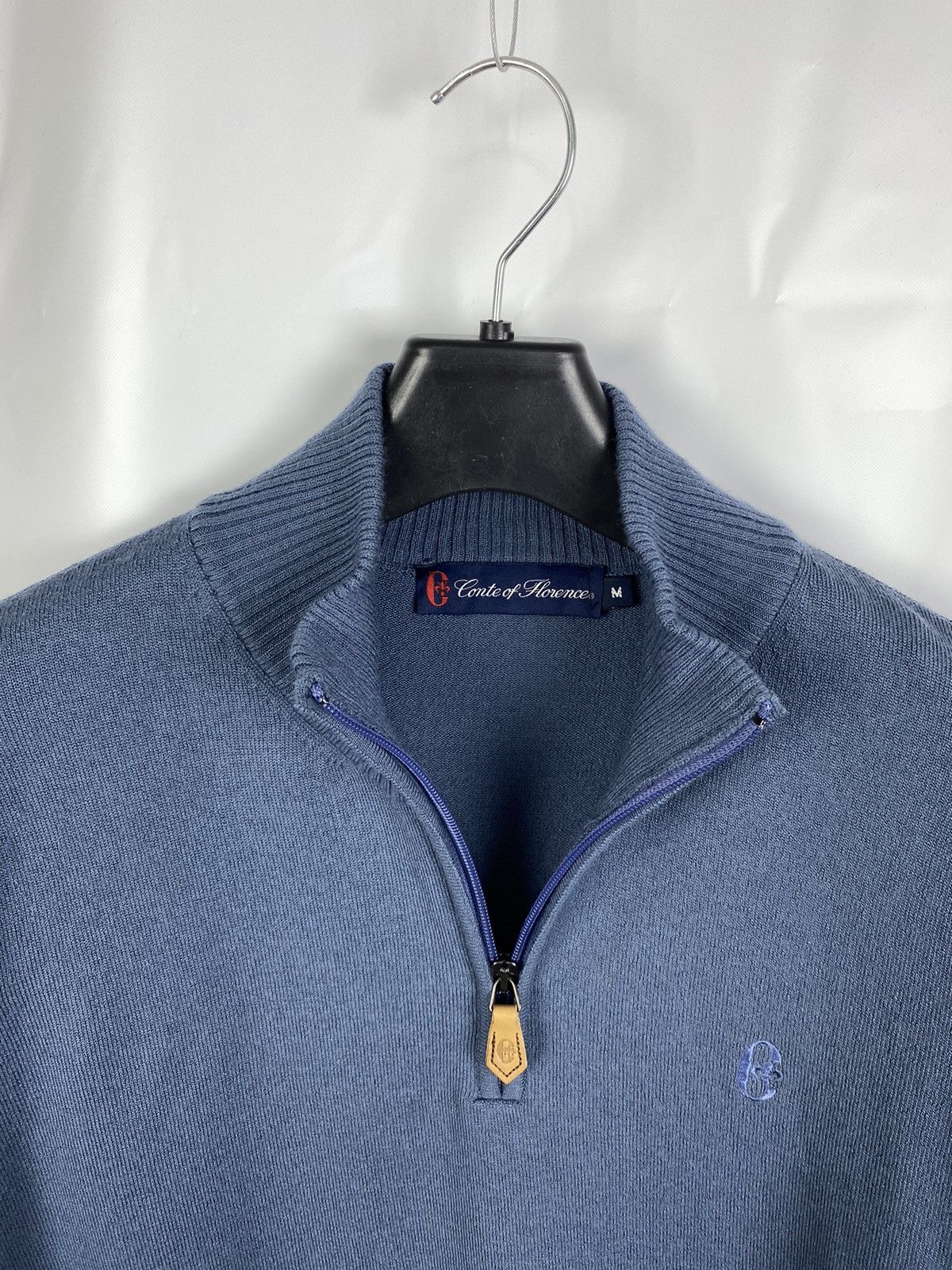 Conte of Florence Conte of Florence 1/3 Zip Wool-Dralon Sweater size M Size US M / EU 48-50 / 2 - 6 Thumbnail