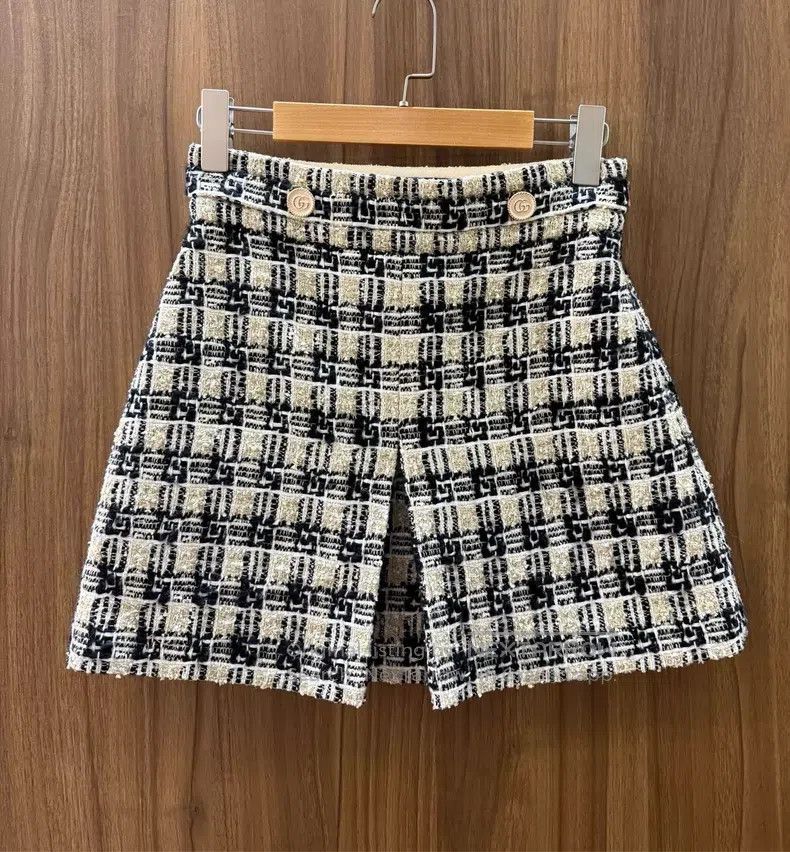 Gucci Gucci Classic plaid short coat and short skirt set Size S / US 4 / IT 40 - 5 Thumbnail