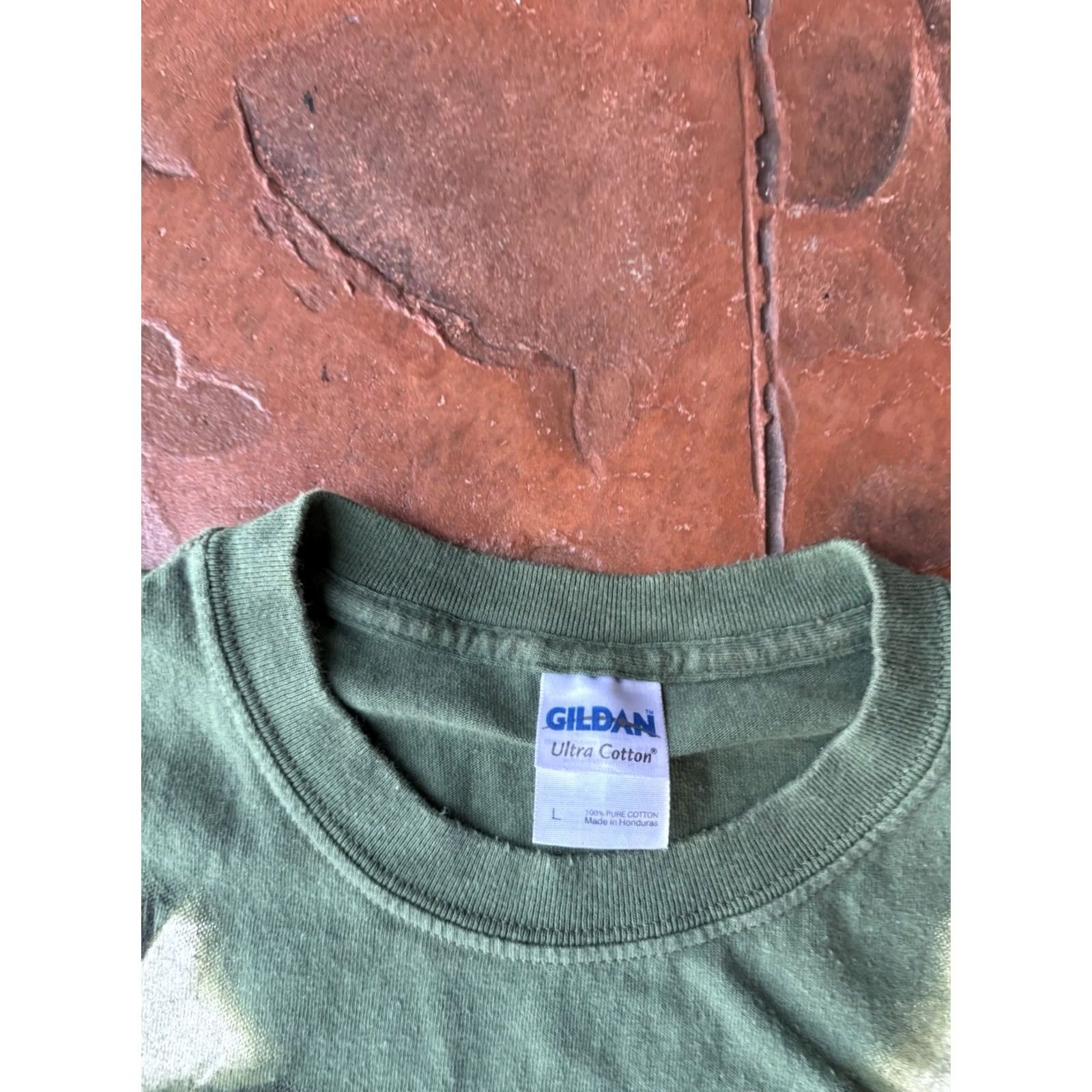 Gildan VINTAGE Marine Corps Bulldog Bug Face AOP T-Shirt Large Gildan Heavy Cotton Graphic Tee Men USMC Semper Fi Size US L / EU 52-54 / 3 - 2 Thumbnail