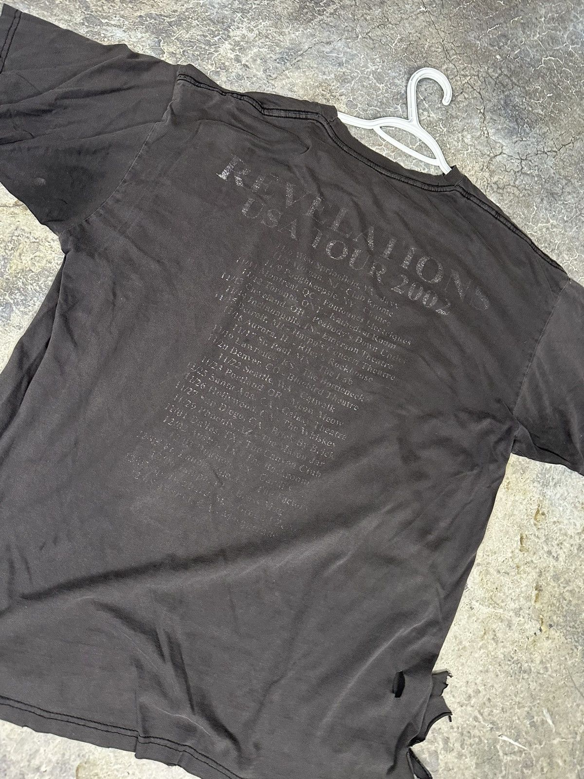 Band Tees × Vintage Vintage Thrashed Revelations Blue Flame Tee Size US XL / EU 56 / 4 - 7 Thumbnail