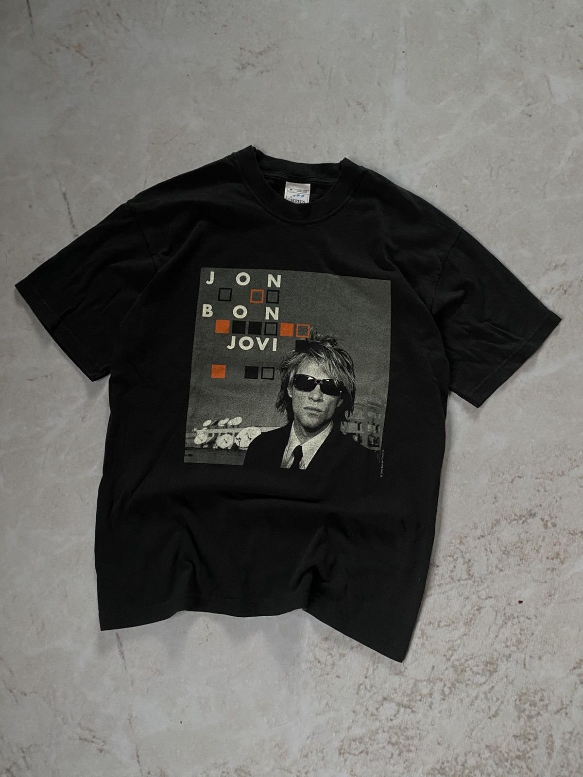 Band Tees × Bon Jovi Vintage 00s Bon Jovi Crush World Tour Band Rock Tees U2 Y2k Size US M / EU 48-50 / 2 - 1 Thumbnail