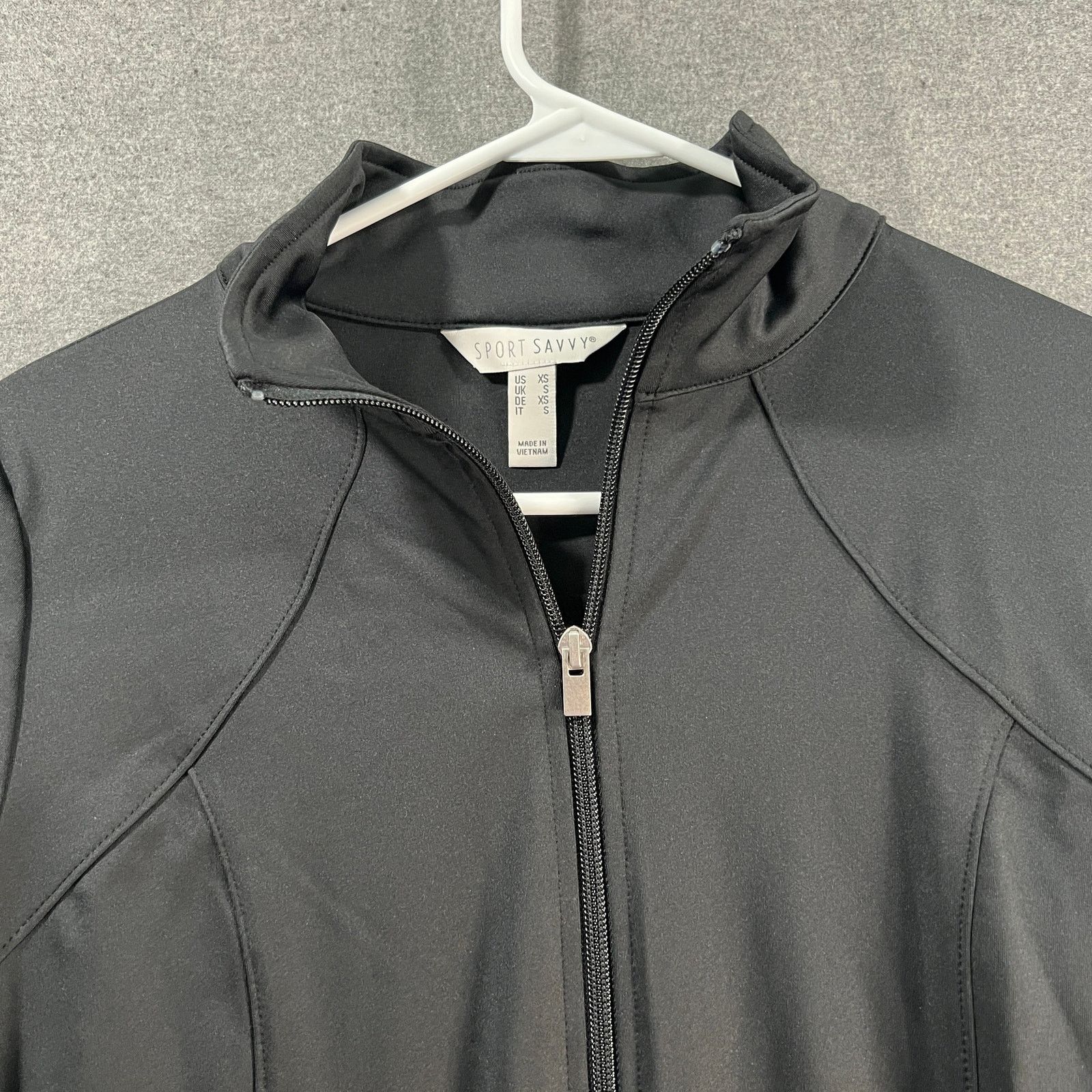 Other Sport Savvy Zip Front Jacket w/ Seaming Details Size XS / US 0-2 / IT 36-38 - 4 Thumbnail