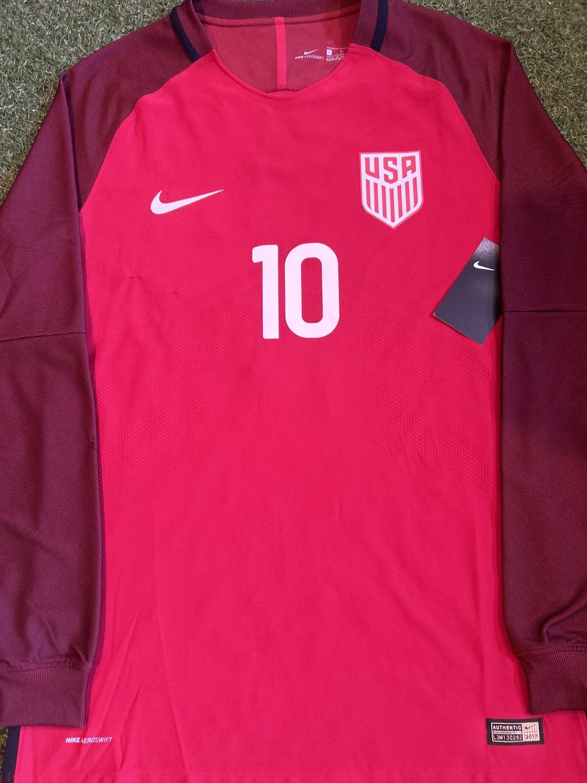 Nike 17/18 USA Pulisic Third Shirt Size US L / EU 52-54 / 3 - 2 Thumbnail