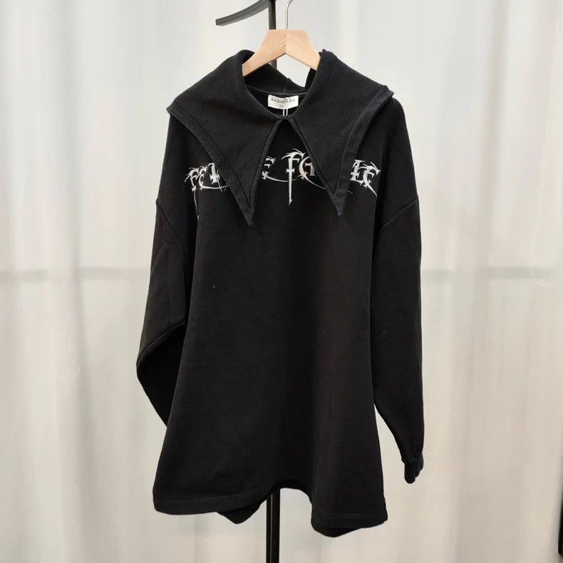 Balenciaga Balenciaga Black Sweatshirt S - dmc Size US S / EU 44-46 / 1 - 1 Thumbnail