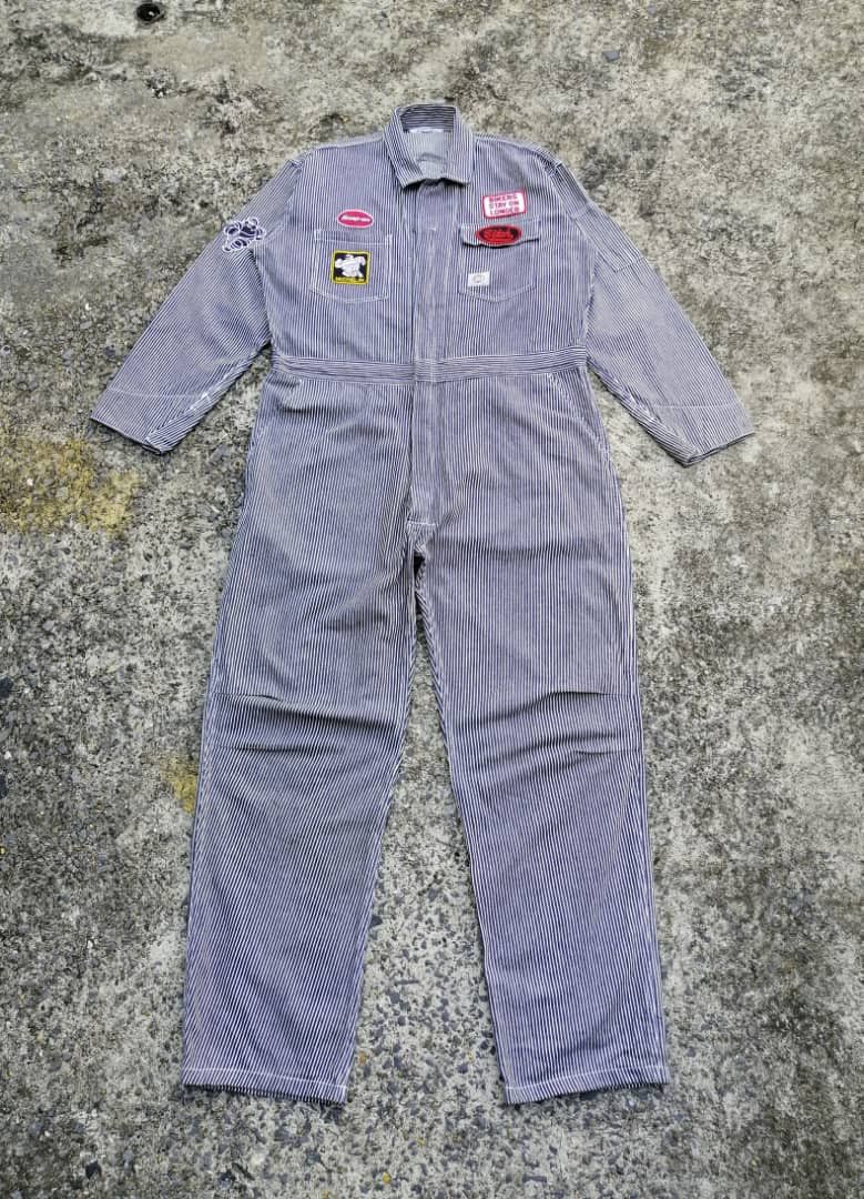 PERSON'S × Vintage Vintage Person's Hickory Stripes Overalls Size US 40 / EU 56 - 3 Thumbnail