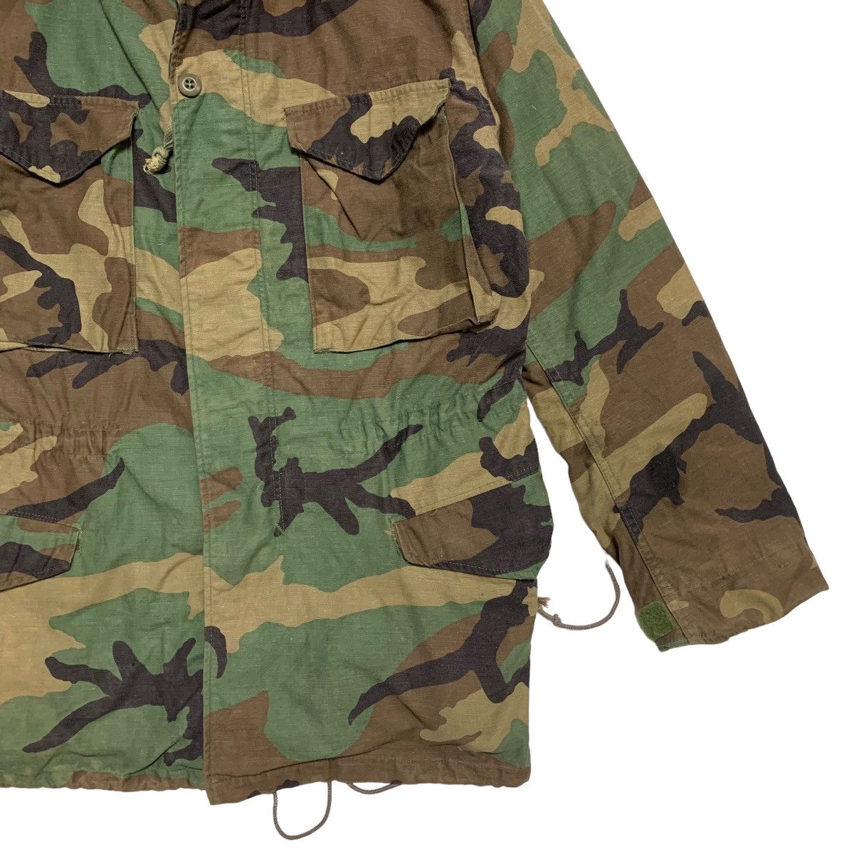 Vintage Vintage 80s Camouflage Military Army Parka Size US S / EU 44-46 / 1 - 3 Thumbnail