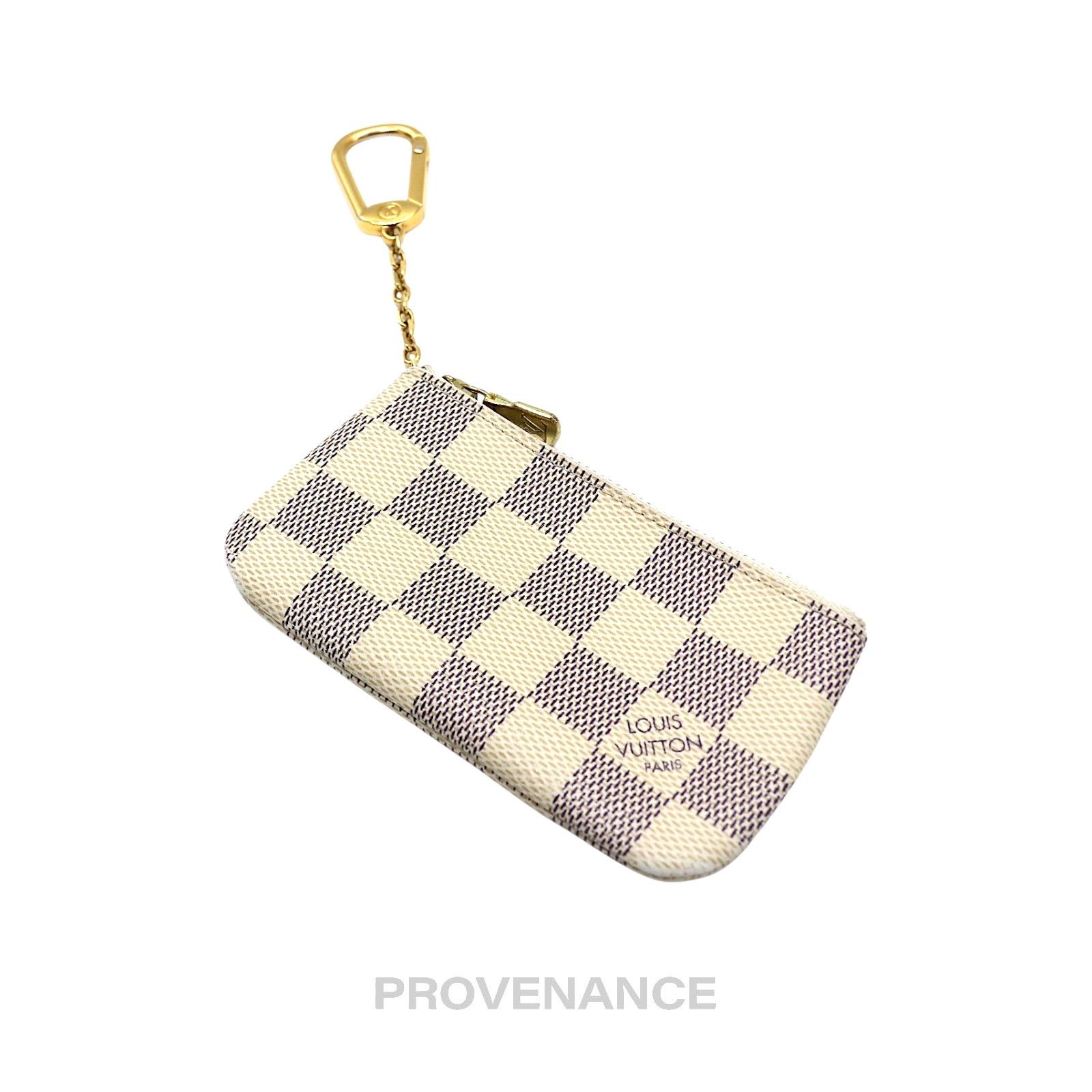 Louis Vuitton 🔴 Louis Vuitton Key Pouch Cles - Damier Azur Size ONE SIZE - 4 Thumbnail