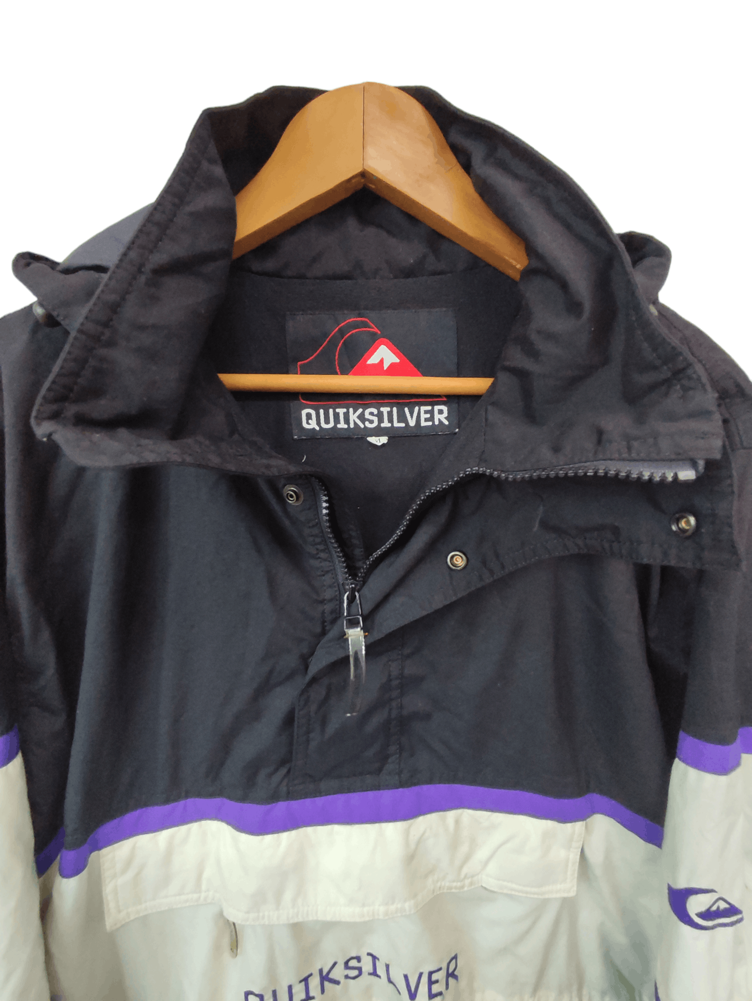 Vintage Quicksilver Anorak Jacket 90s Quicksilver Sz Medium