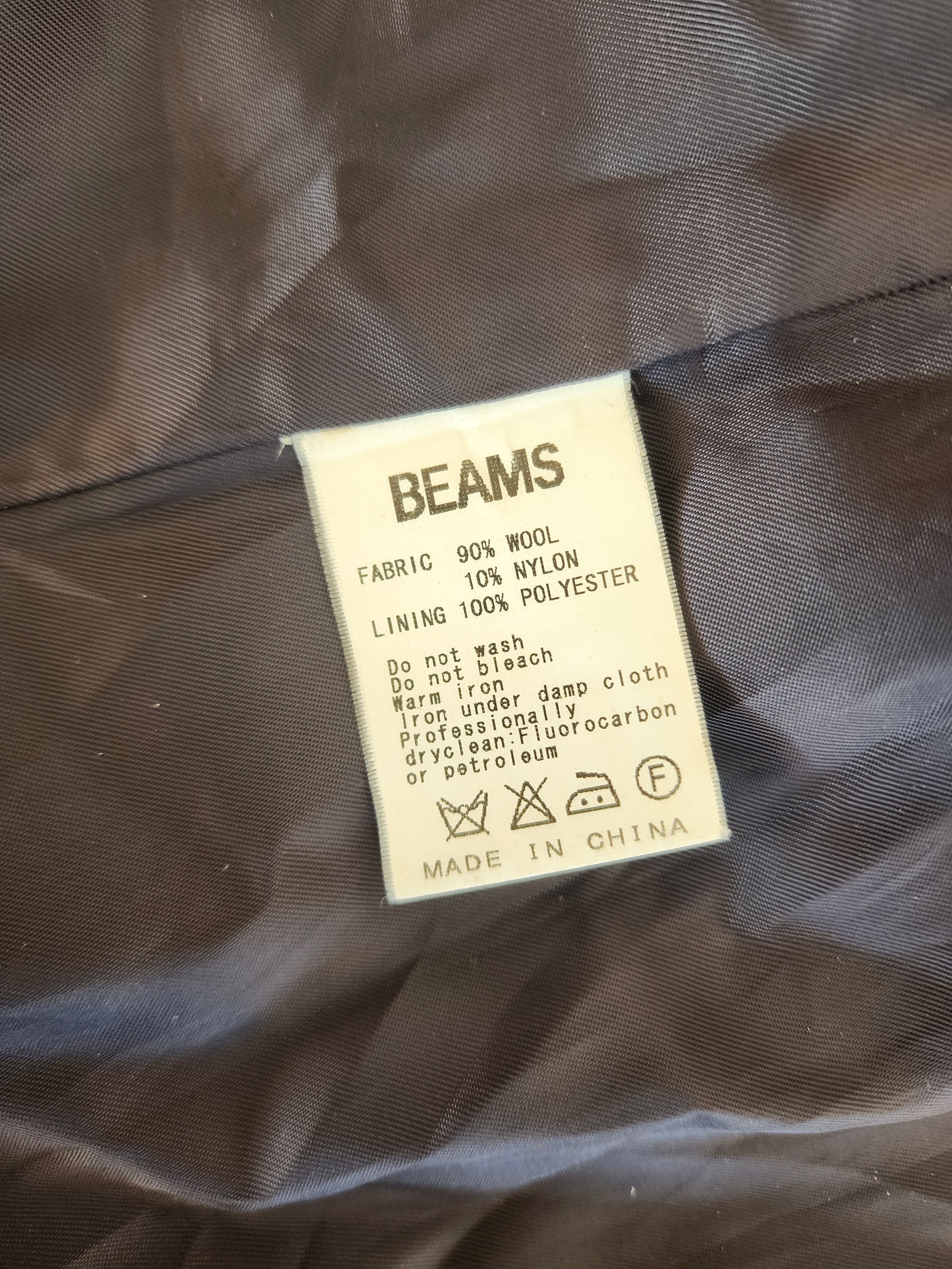 Beams Plus High-Quality Wool Coat by BEAMS – Double-Breasted, Size S/M Size US M / EU 48-50 / 2 - 9 Thumbnail