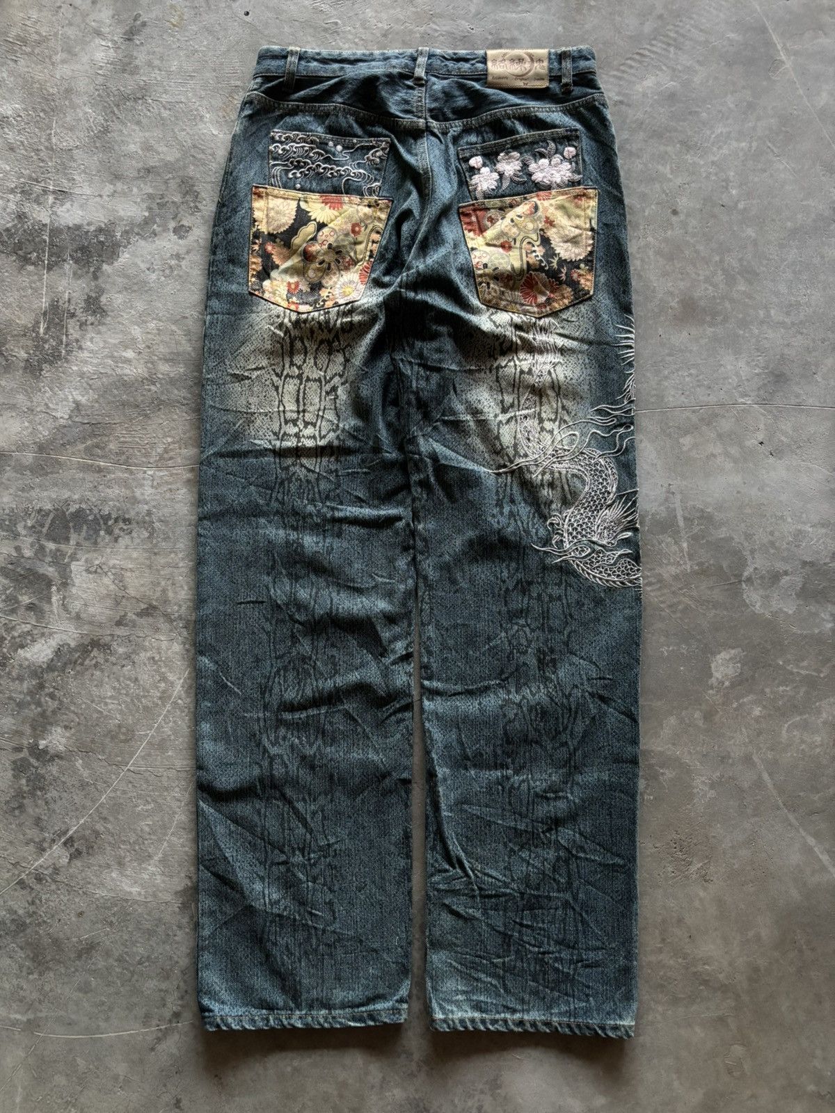 Karakuri Tamashii KARAKURI TAMASHII overprint dragon embroidery multipocket Size US 33 - 16 Thumbnail