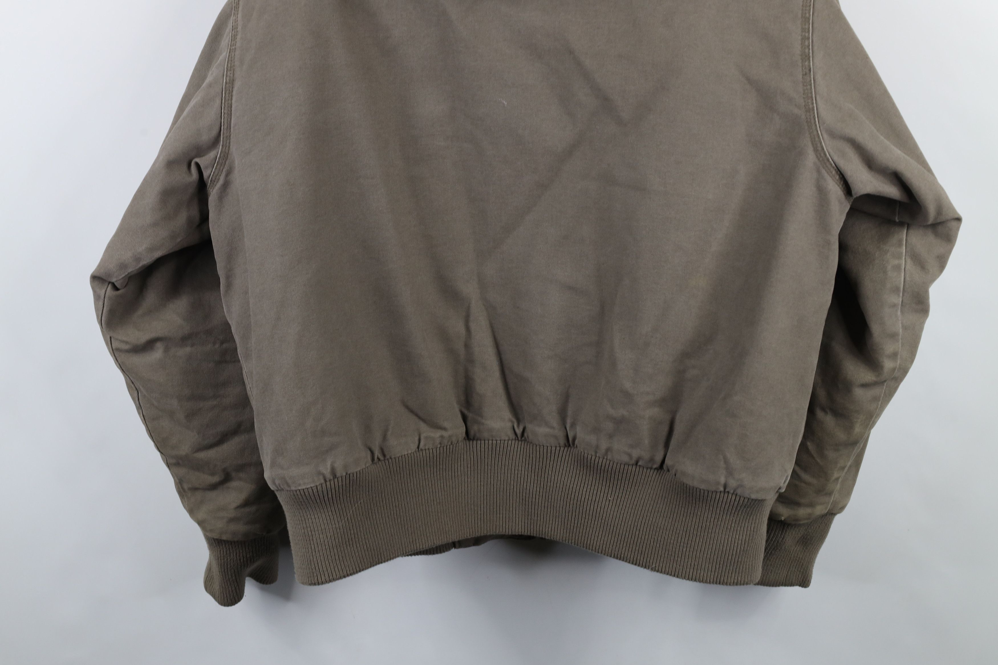 Vintage Vintage 90s Y2K Streetwear Quilted Canvas Hooded Jacket Size US L / EU 52-54 / 3 - 15 Thumbnail