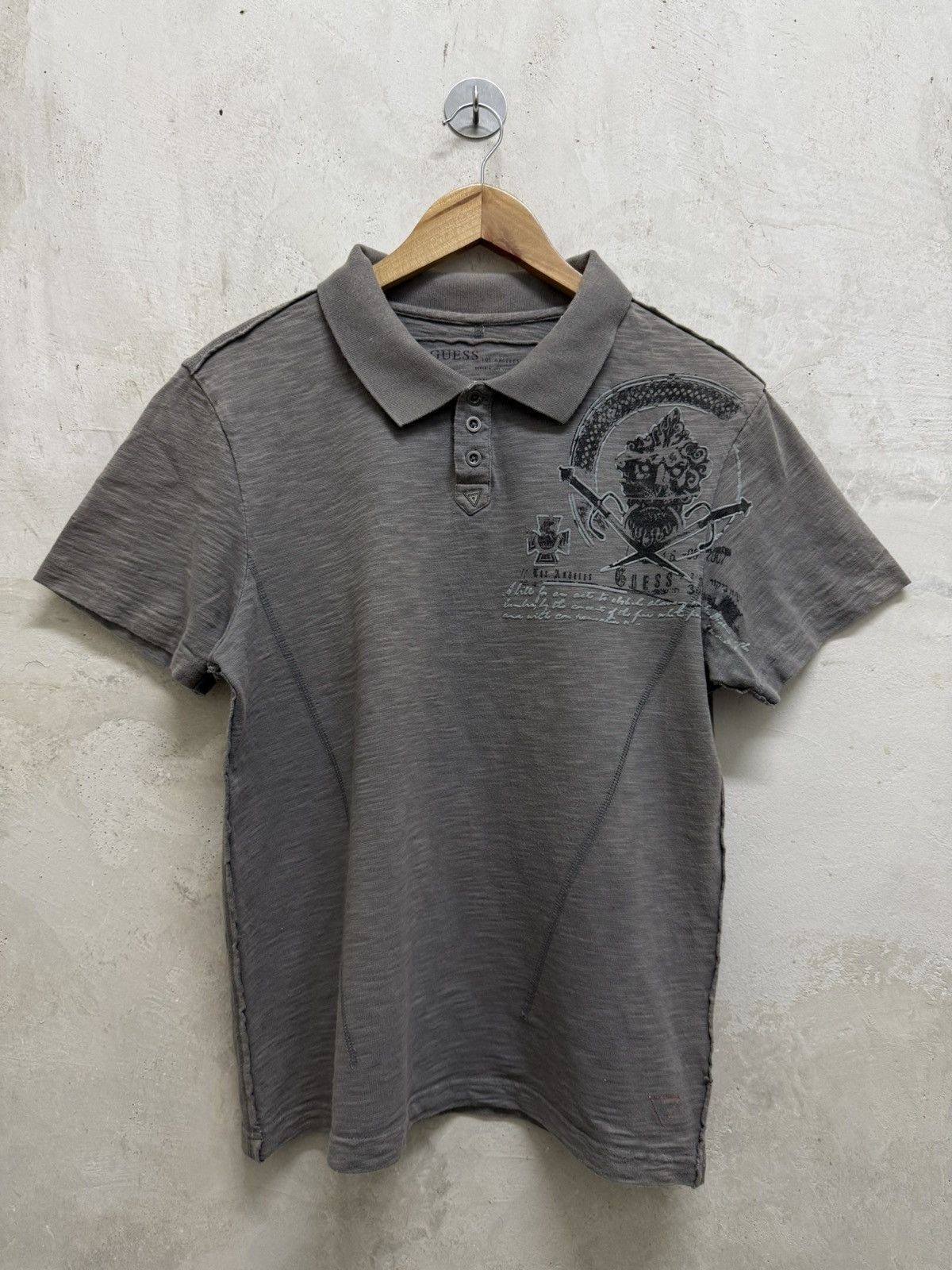 Guess Guess cross poems southpole styled y2k Polo Shirt Size US M / EU 48-50 / 2 - 1 Thumbnail