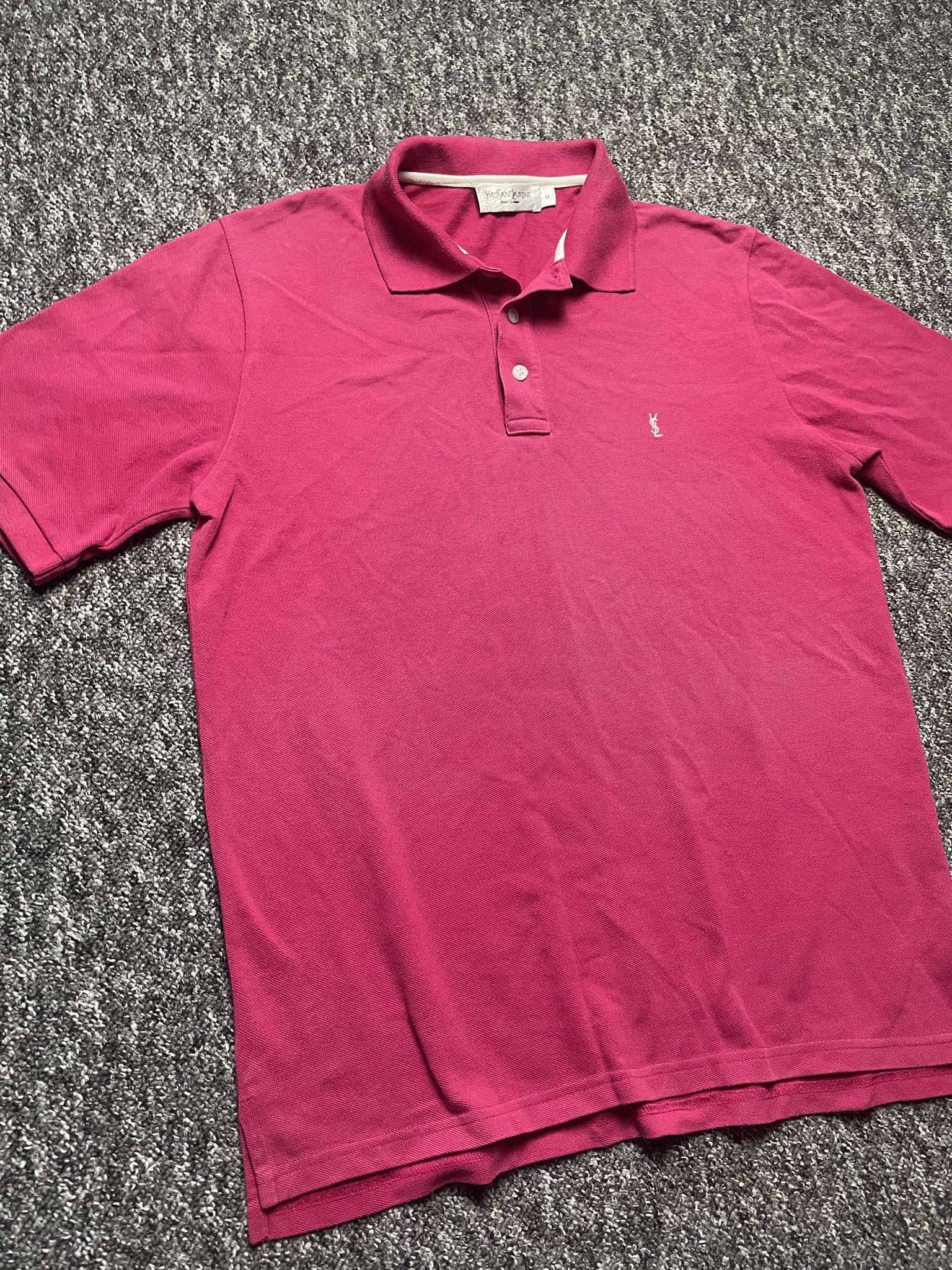 Vintage × Yves Saint Laurent Vintage retro Avant Garde Tshirt Polo YvesSaintLaurent y2k Size US M / EU 48-50 / 2 - 2 Thumbnail