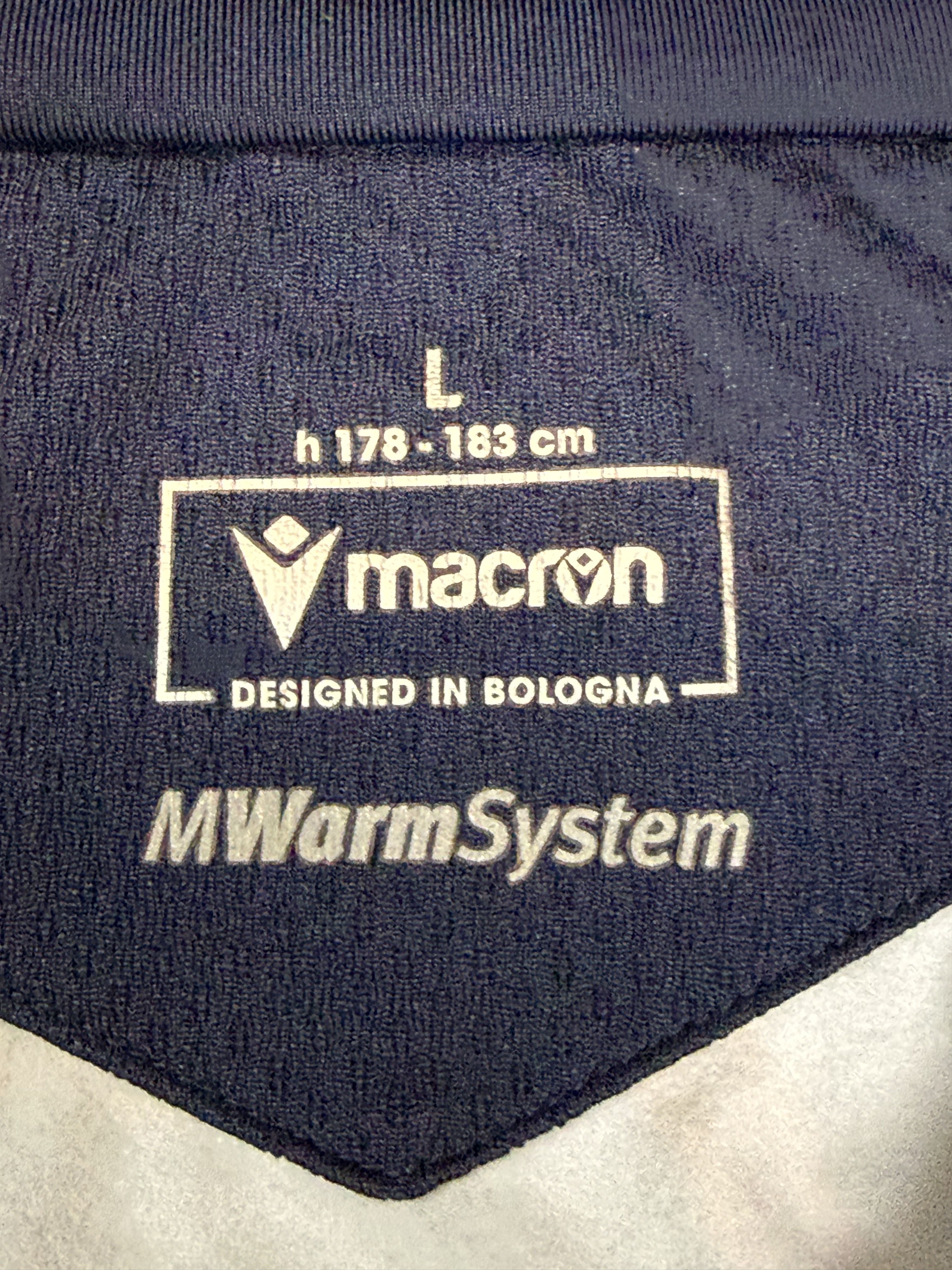 Macron Macron Aalborg 2023/2024 Football Soccer Track Jacket Size US L / EU 52-54 / 3 - 6 Thumbnail