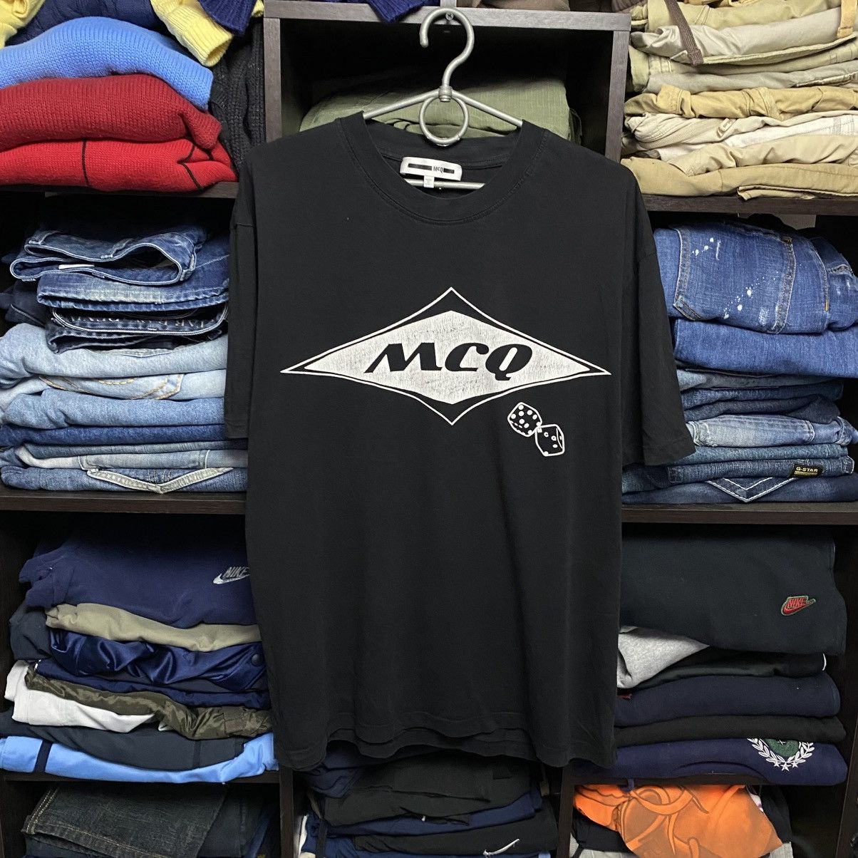 MCQ Luxury Mcq Alexander McQueen Big Logo designer tee size L Size US L / EU 52-54 / 3 - 1 Thumbnail