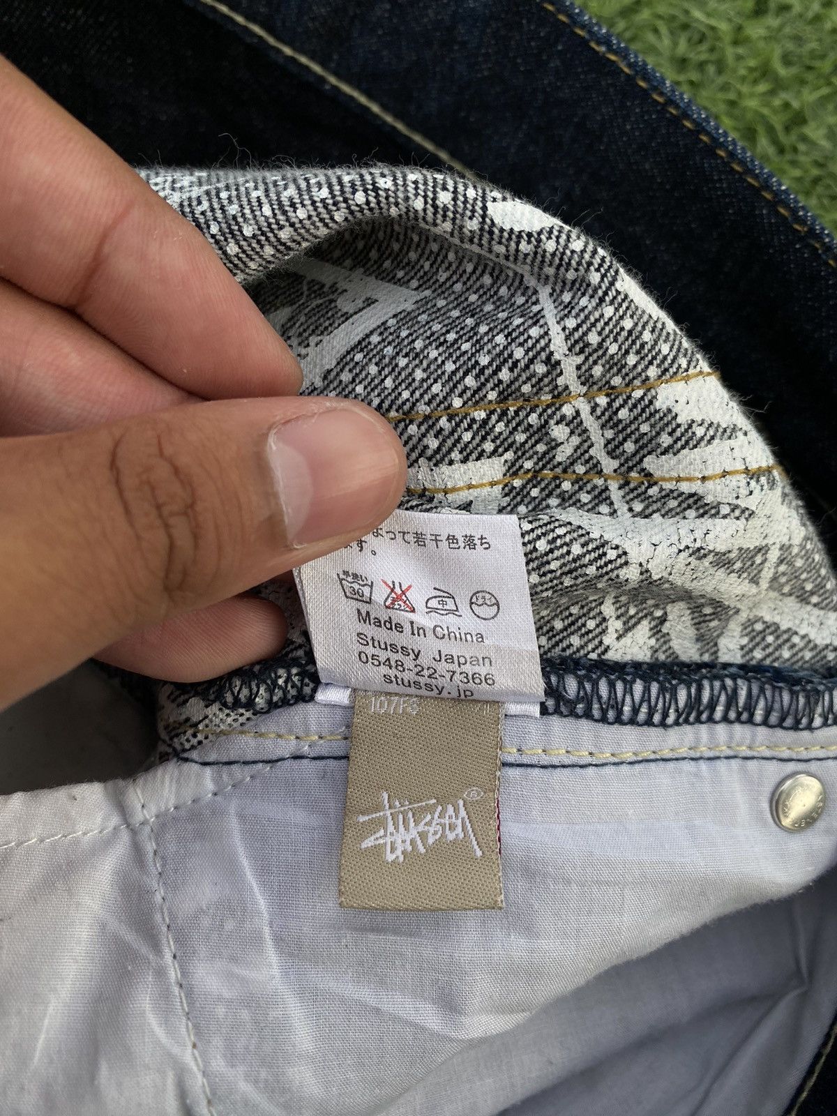 Stussy STUSSY INCREASE THE PEACE DENIM RARE 🎱 Size US 36 / EU 52 - 13 Thumbnail