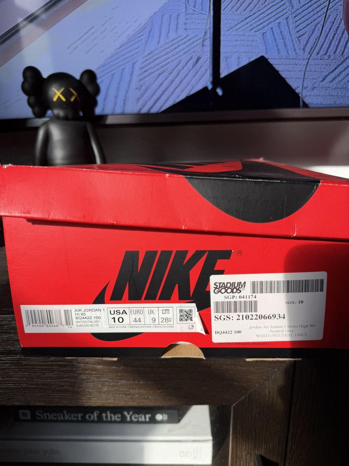 Jordan Brand Jordan 1 Retro High 85 OG Neutral Grey Size US 10 / EU 43 - 10 Thumbnail