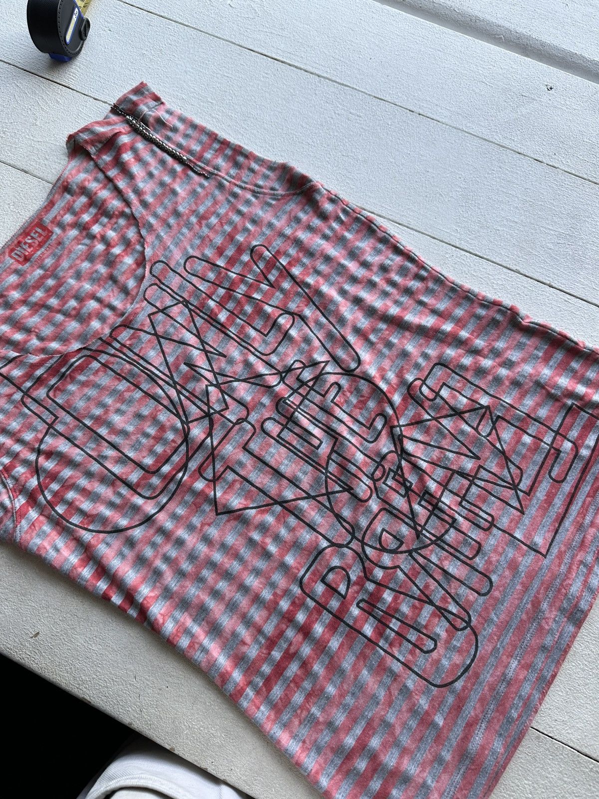 Diesel IFSIXWASNINE🚨Y2K Diesel Tank Top 2000s Style AVANT GARDE Size M / US 6-8 / IT 42-44 - 3 Thumbnail