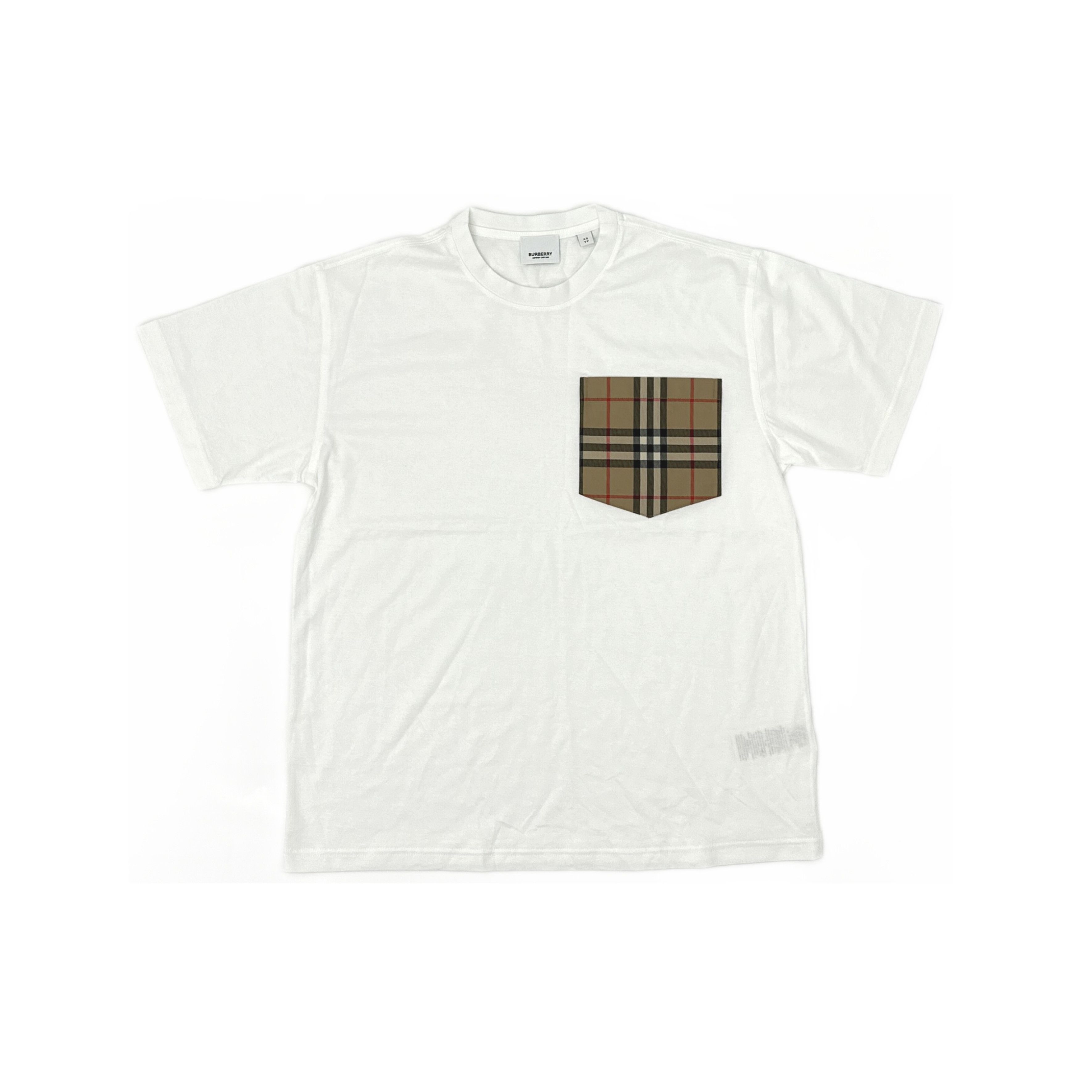 Burberry Burberry Check Pocket T-Shirt Size XS Size XS / US 0-2 / IT 36-38 - 1 Thumbnail