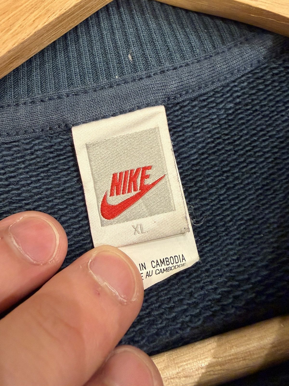 Cactus Plant Flea Market × Nike Nike CPFM Sock Crewneck - Navy/Yellow Size US XL / EU 56 / 4 - 3 Thumbnail