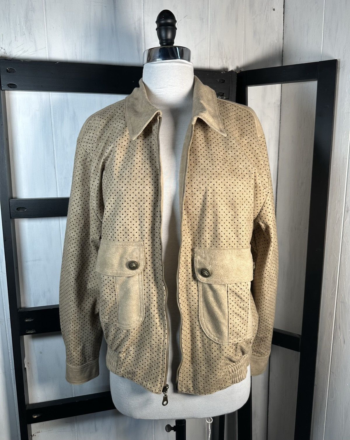 Vintage Saint Germaine Paris Bomber: STUDDED & Hardware, 9/10 Size S / US 4 / IT 40 - 5 Thumbnail