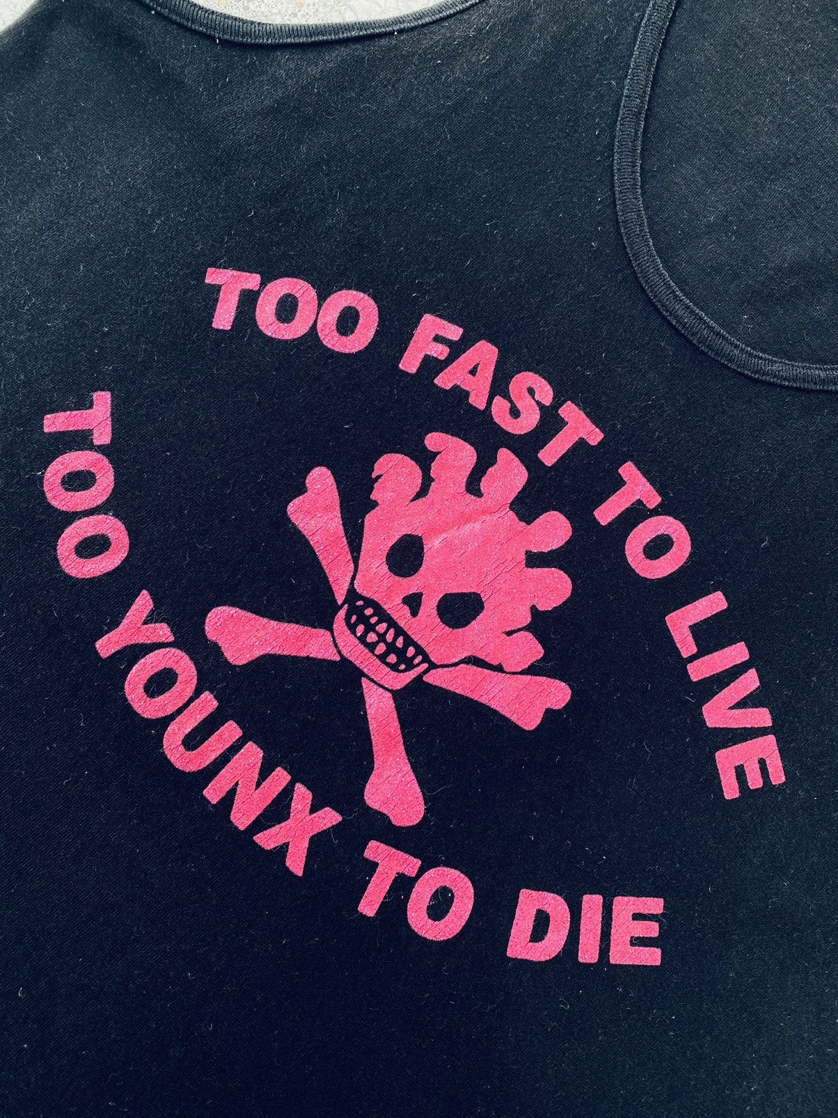 Band Tees Vintage Too Fast To Live Too Younx To Die Band Tank Top Size US M / EU 48-50 / 2 - 3 Thumbnail
