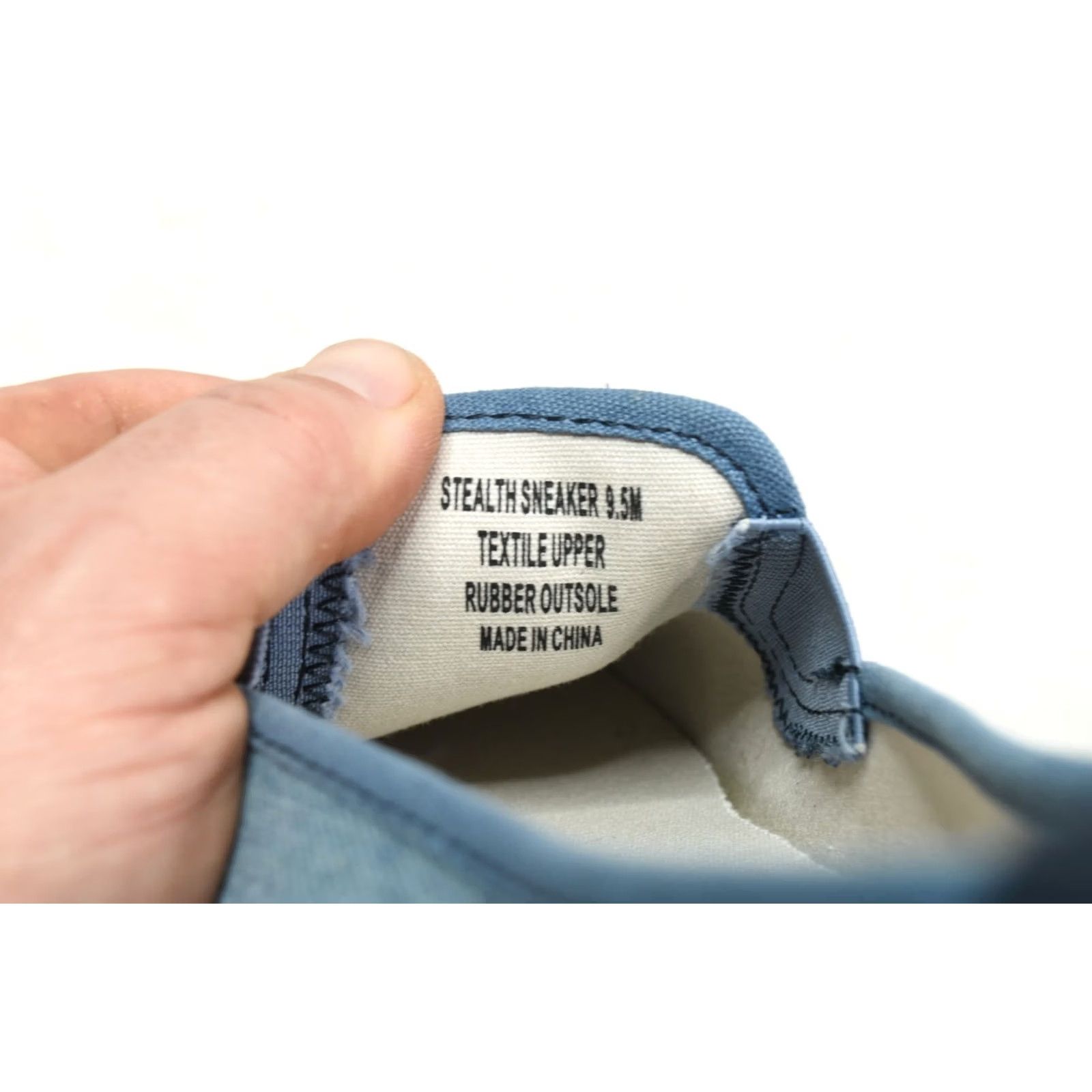 johnnie-O Johnnie-O Stealth Sneakers Light Blue Slip-On Canvas Casual Low Top Mens 9.5M Size US M / EU 48-50 / 2 - 7 Thumbnail