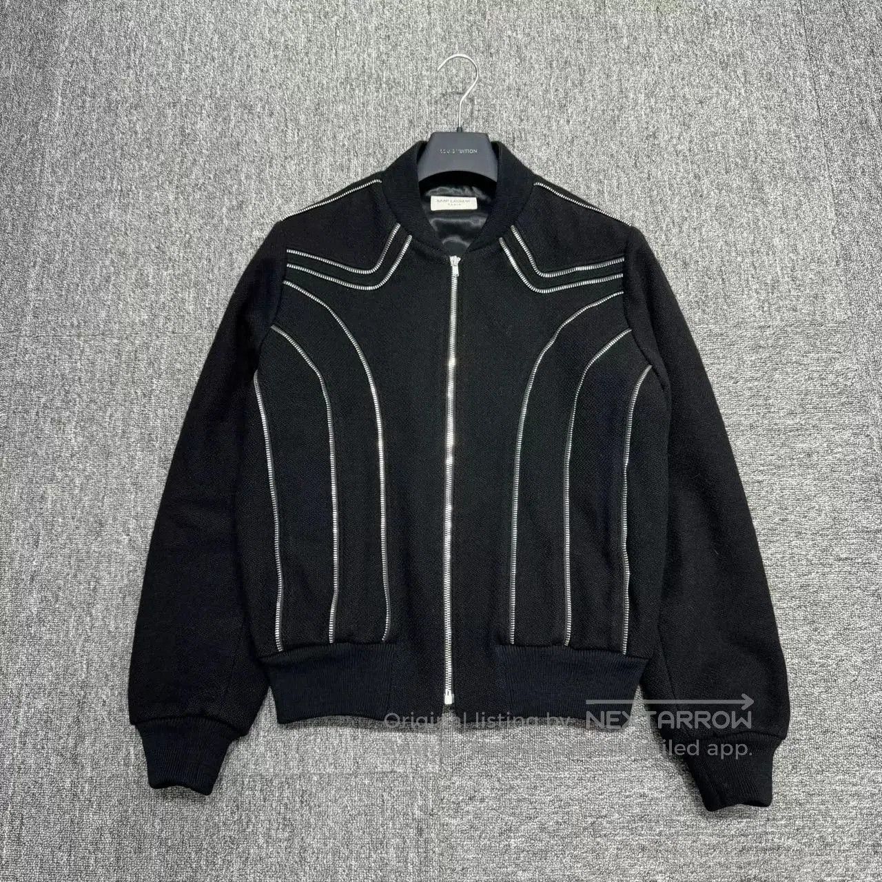Saint Laurent Paris Slp Multi-Zip Wool Baseball Jacket. Size US M / EU 48-50 / 2 - 1 Thumbnail
