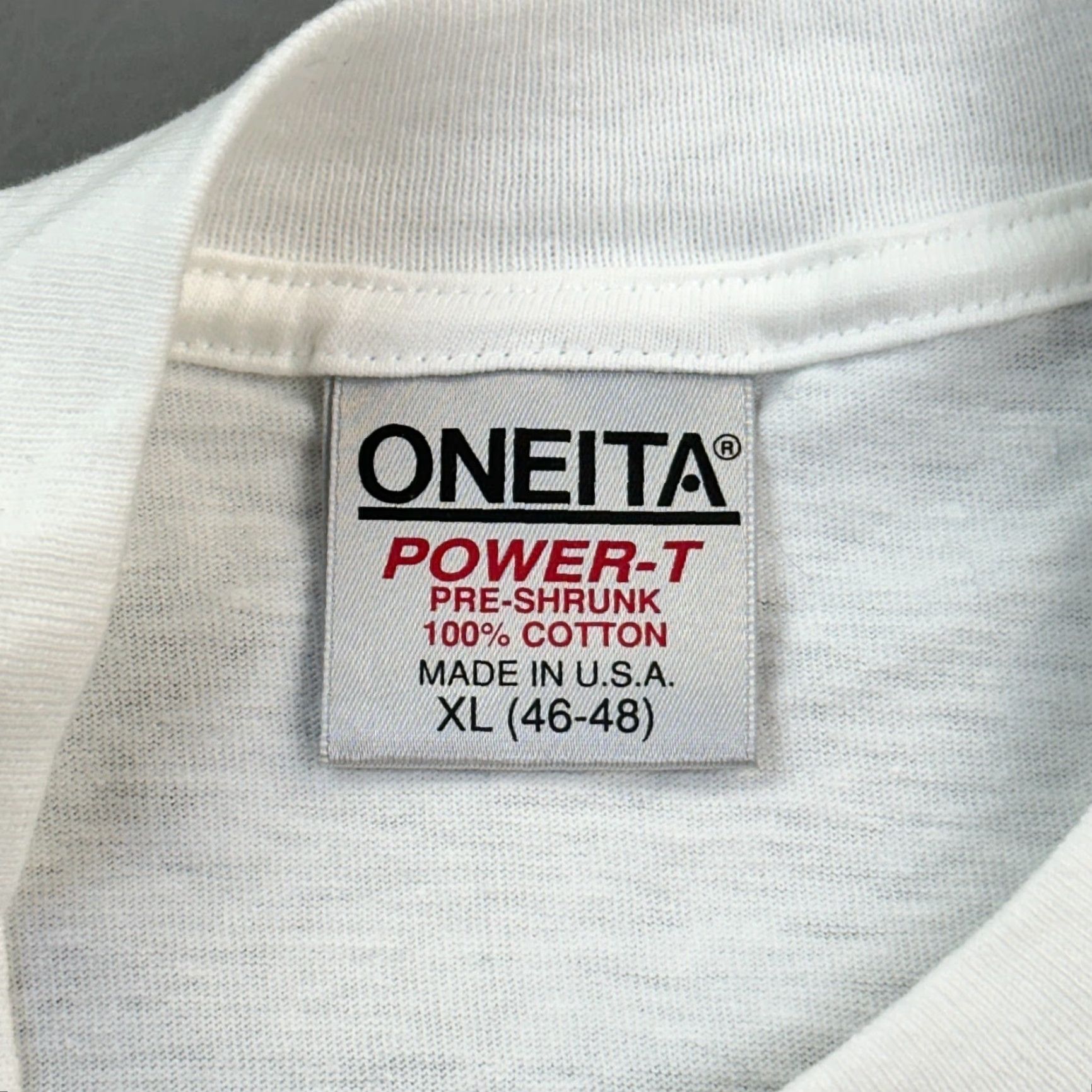 Vintage VINTAGE Oneita Power T Shirt Mens XL Glacier Queen Single Stitch Deadstock USA Size US XL / EU 56 / 4 - 6 Thumbnail
