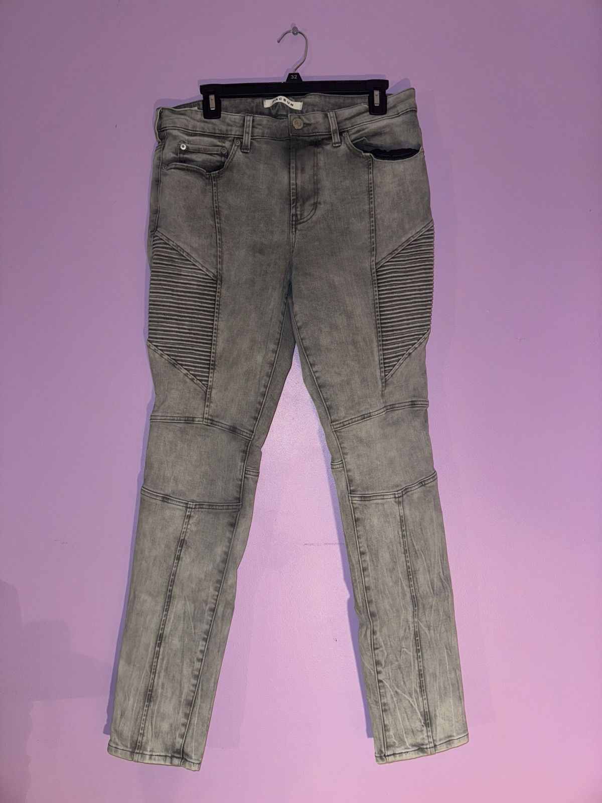 Pacsun Pacsun stacked skinny jeans Size US 32 / EU 48 - 1 Thumbnail