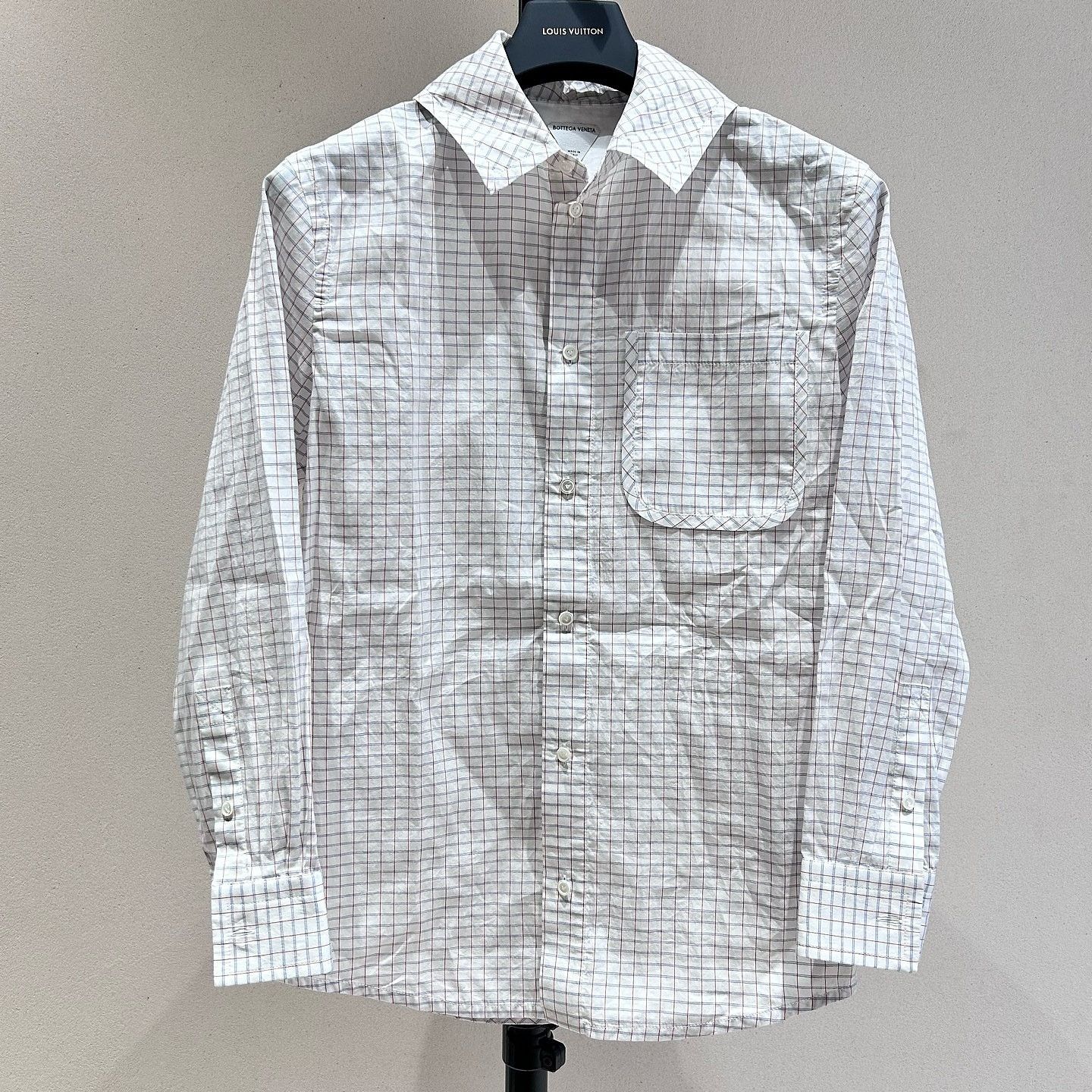 Bottega Veneta Bottega Veneta Plaid Long Sleeve Button Up Shirt Size 36 Size XS / US 0-2 / IT 36-38 - 1 Thumbnail
