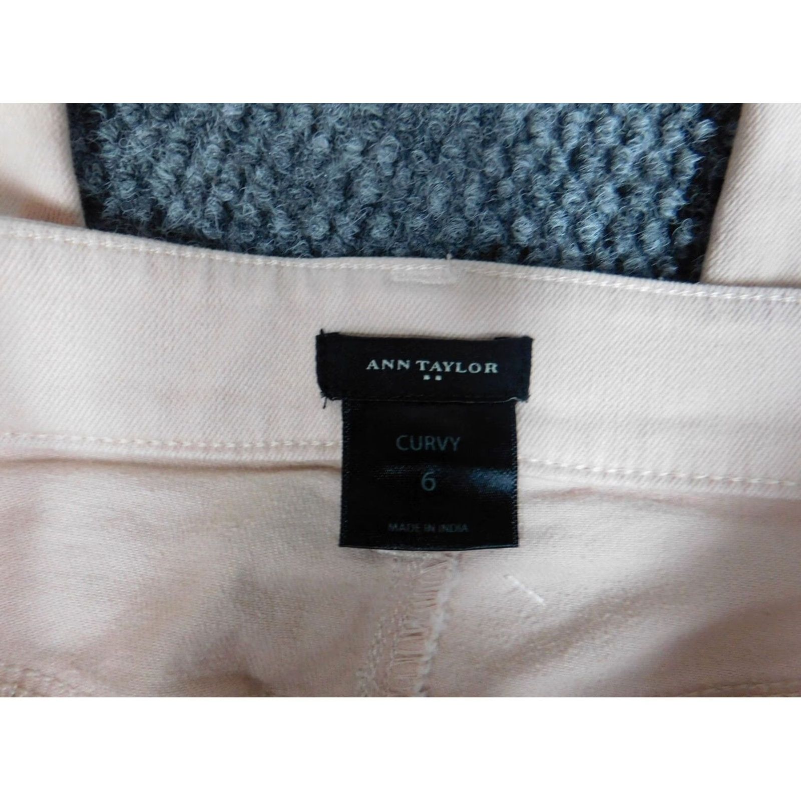 Ann Taylor Ann Taylor Jeans Women 6 Pink Straight Denim Stretch Regular Pockets Zipper 27in Inseam Designer Vintage No Size 28" / US 6 / IT 42 - 3 Thumbnail